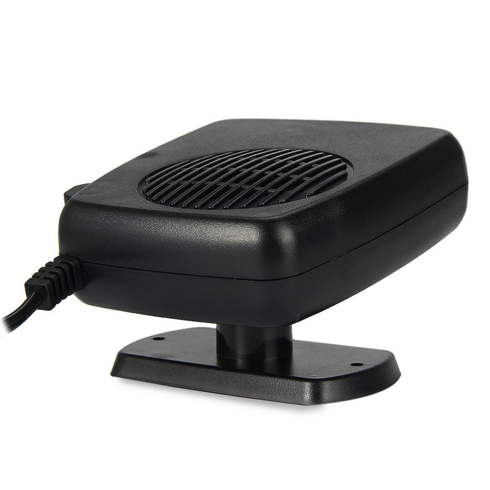 Car Heater Defroster Electric Vehicle Mini Windshield Defogger 150W 12V Plug in Cigarette Lighter Portable Auto Heater Fan Anti-Fog 2 in 1 Heating Cooling Function