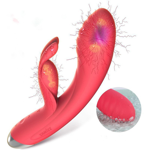 Rabbit G Spot Vibrator Adult Sex Toys Realistic Dildo Sexual Massager for Vaginal Clitorals Stimulation Dual Vibrating Motor