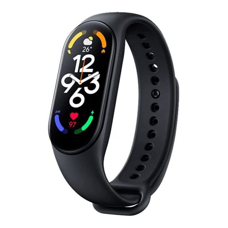 Xiaomi Mi Band 7 Smart Bracelet Waterproof Fitness Tracker Band Women Sports Activity Trackers Bluetooth Smart Watch for iOS Android with Blood Oxygen Fitness Traker eart Rate Sleep Monitor 6 Color AMOLED Screen