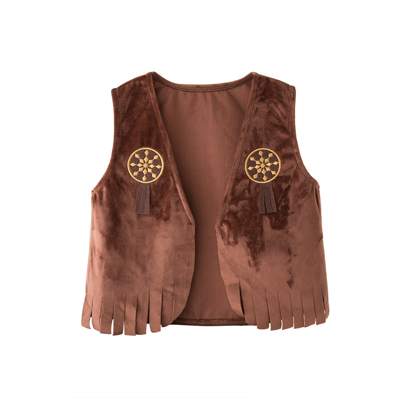 (100cm) Wild West Cowboy Fancy Dress Costume Kids Boys Halloween Fancy Dress