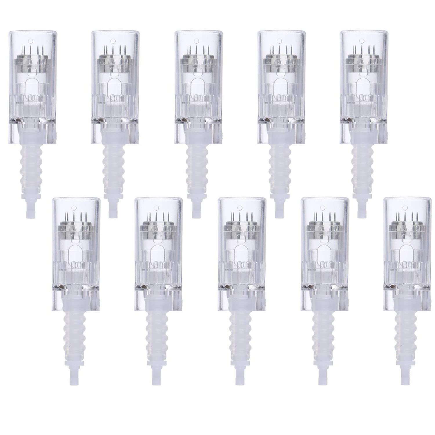 (12Pin) Micro Needles Bayonet Cartridge Microneedling for Derma Pen Electric Dr. Pen M7 Pack of 10