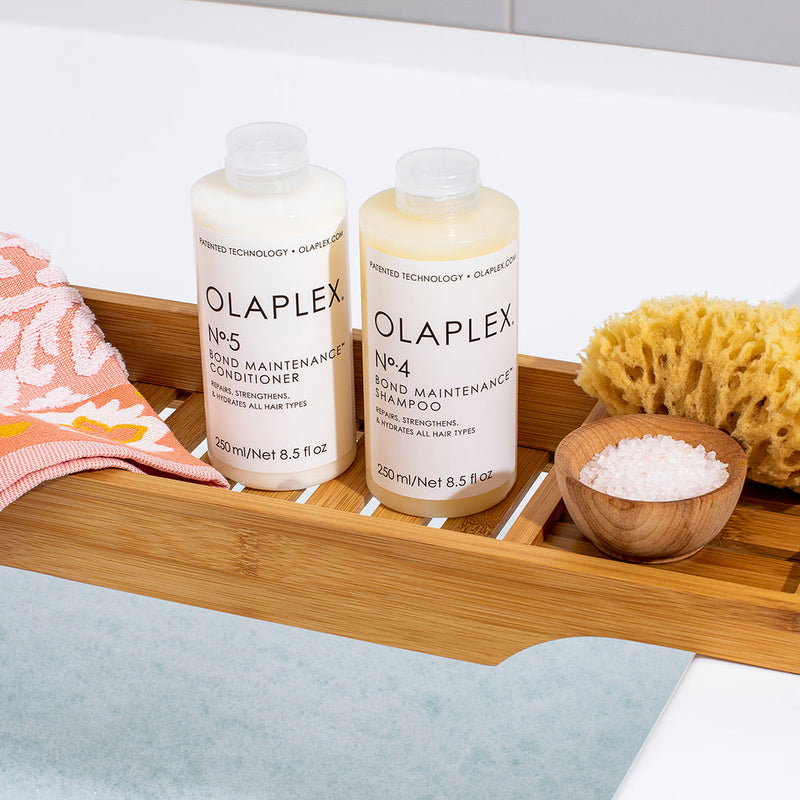 Olaplex No.3 Hair Perfector No.4 Bond Maintenance Shampoo No.5 Bond Maintenance Conditioner Bond Maintenance System 250ml
