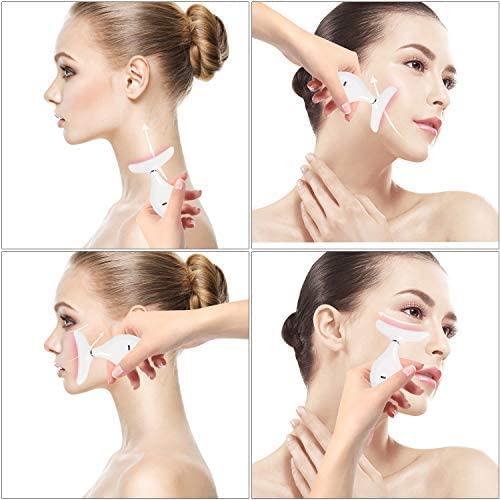 Face Massager Anti Aging Neck Eye Massager Anti Wrinkles Facial Device Micro-Current Neck Protector for Skin Tightening Lifting High Frequency