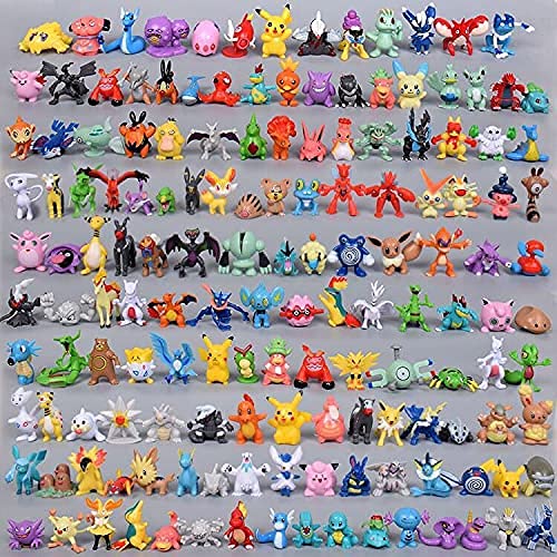 (144pcs) Pokémon Figures PVC Mini Figurines Pokémon Pop Statue  Ornamental Anime Action Figures Pikachu Collect Model Kids Toy Gifts