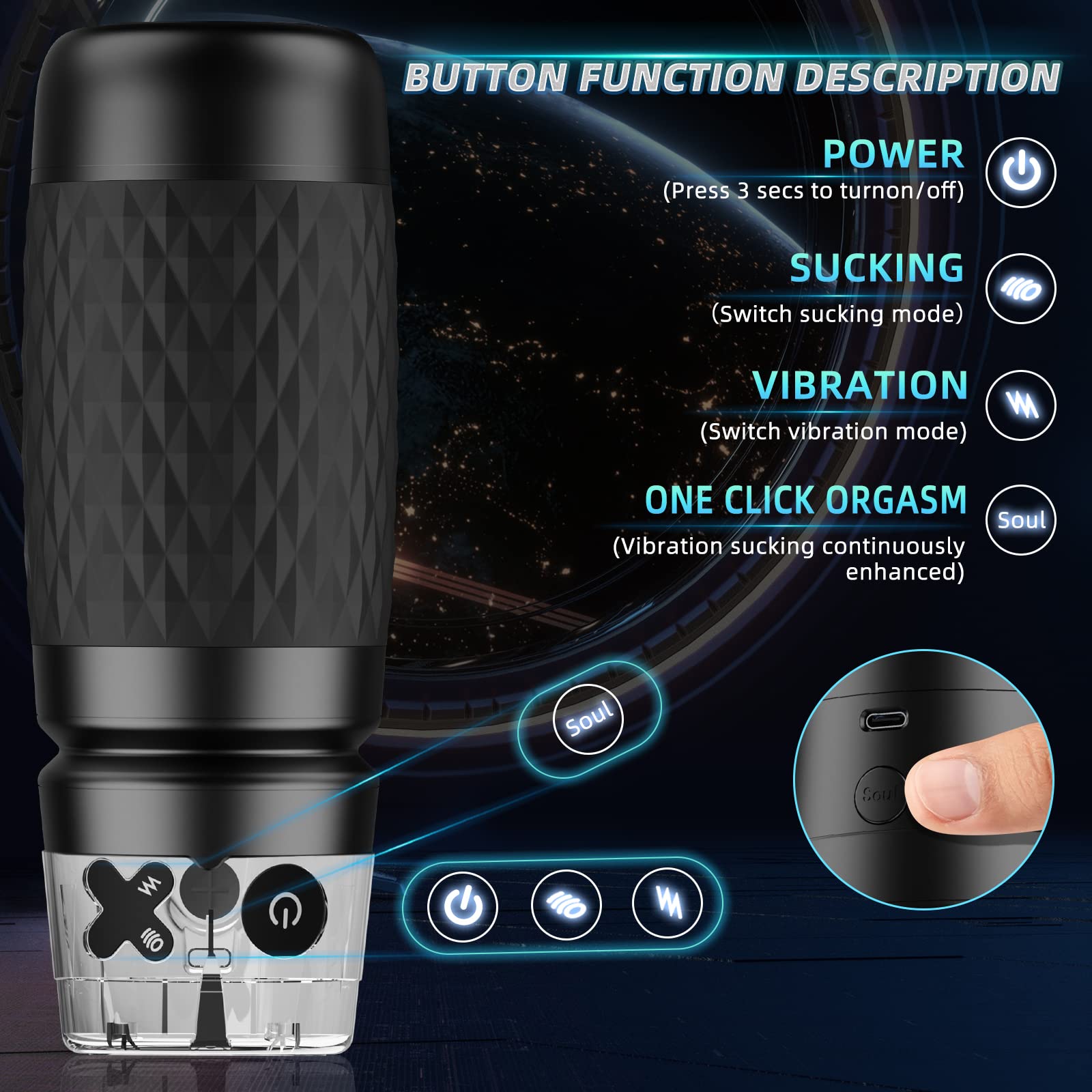 Automatic Male Mastusbator Sex Toys for Men Realistic Textured Vagina Sucking and Vibrating Penis Pump Stimulation Men Masturbation Pocket Pussy Vibrators