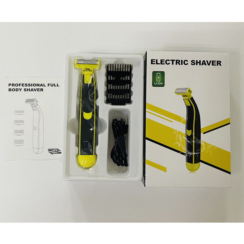 Portable Waterproof Mens Shaver USB Chargeable Razor for Wet and Dry Grooming