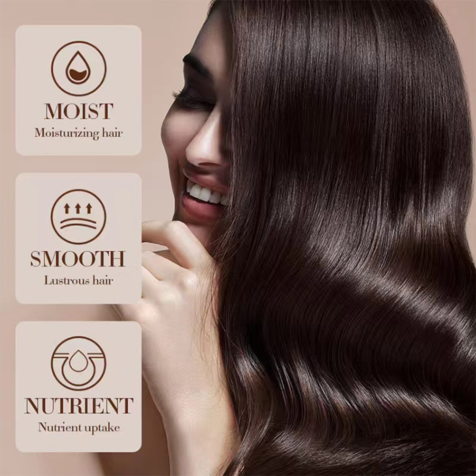 Batana Castor Oil Hair Care Prevent Hair Breakage Hair Growth Prevent Hair Loss Hair Care Nourish Scalp Spray Hair Essential Oil 60ml Gifts for Hair