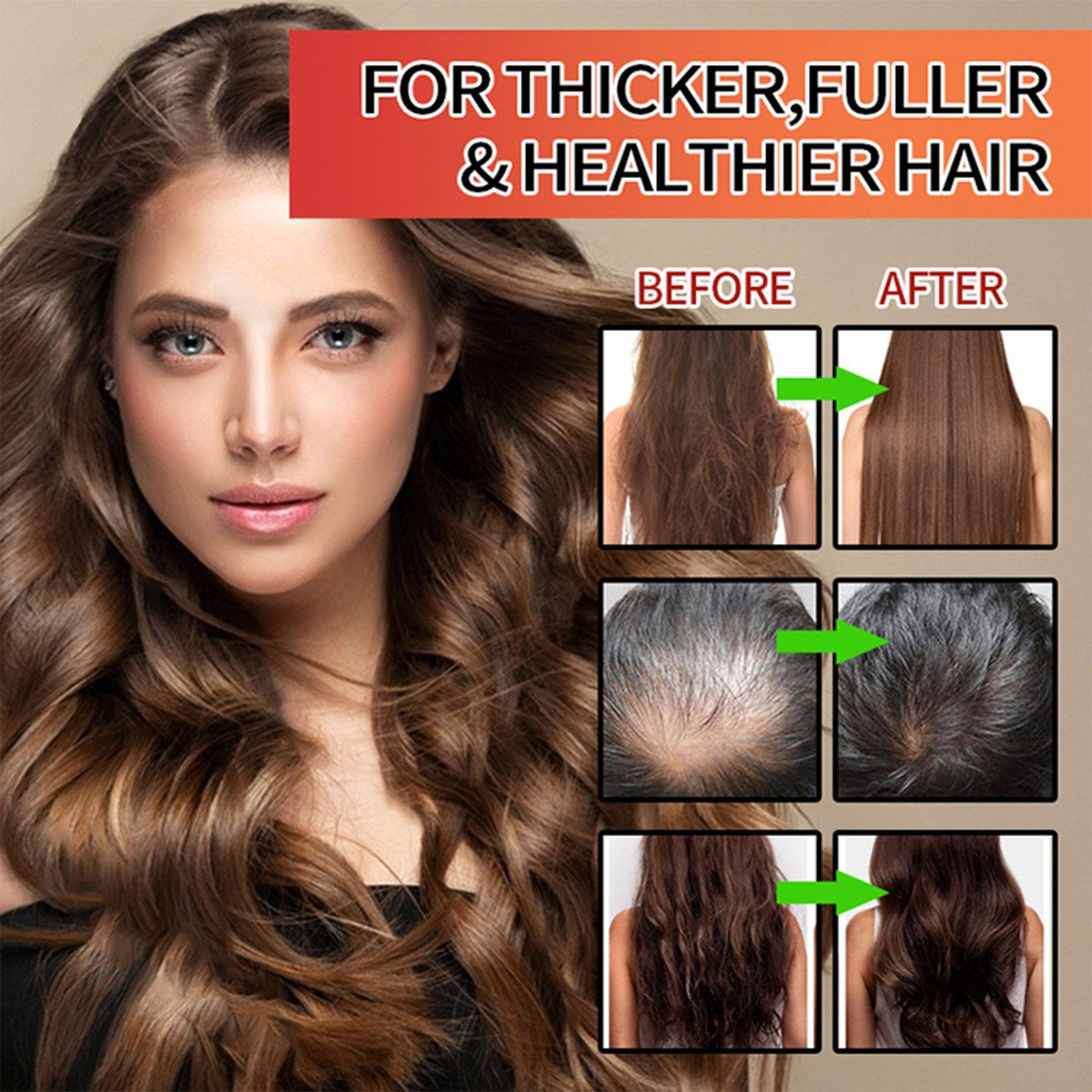 Batana Castor Oil Hair Care Prevent Hair Breakage Hair Growth Prevent Hair Loss Hair Care Nourish Scalp Spray Hair Essential Oil 60ml Gifts for Hair