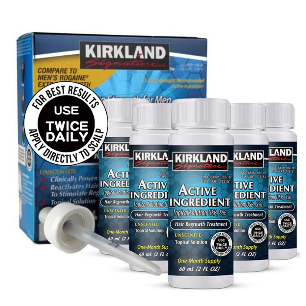 6 Months Kirkland Liquid for hair treatment by Kirkland Signature Set New