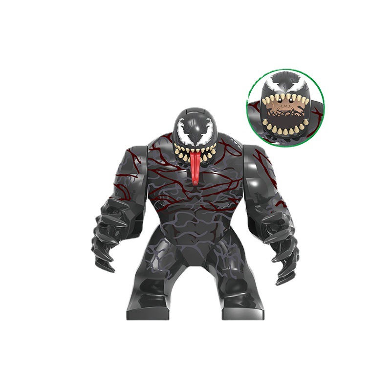 Marvel Action Figure Mini Building Blocks Superhero Venom Massacre Adult Puzzle DIY Assembly Block Children Toys