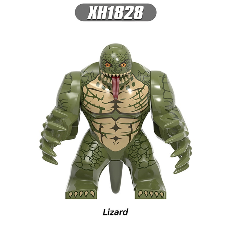 (Style C) Marvel Action Figure Mini Building Blocks Superhero Venom Massacre Adult Puzzle DIY Assembly Block Children Toys