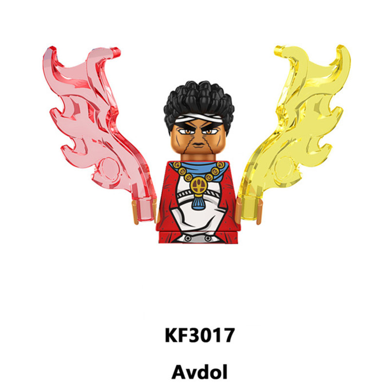 JoJo Bizarre Adventure Cute Mini Action Figure Toys Cartoon Game Building Blocks Moc Bricks Toys for Children Gifts