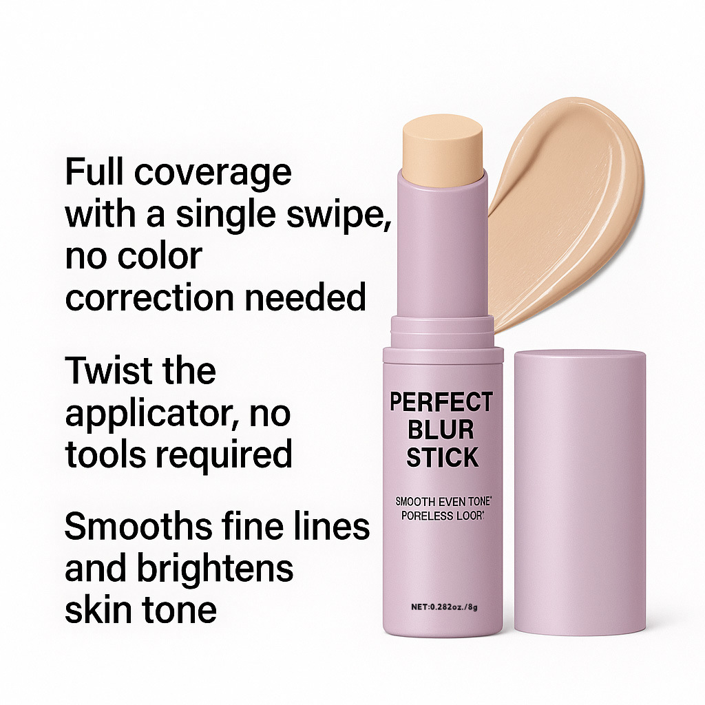 Skin Tone Brightening Concealer Stick Moisturizing Lightweight Coverage For Daily Use And Dark Spot Camouflage