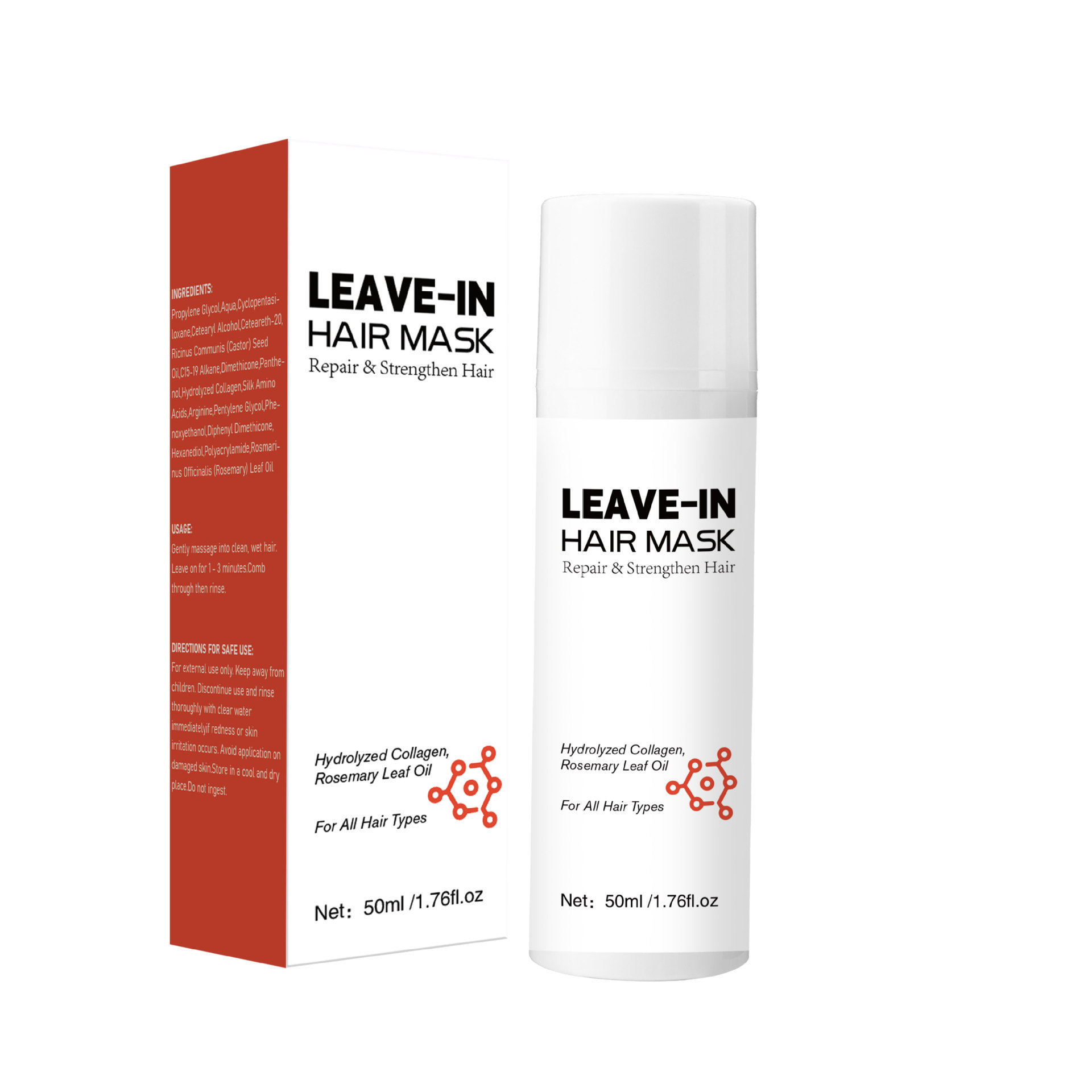 Leave In Hair Mask For Deep Hydration Frizz Control Smoothing And Softening Daily No Rinse Conditioning Treatment