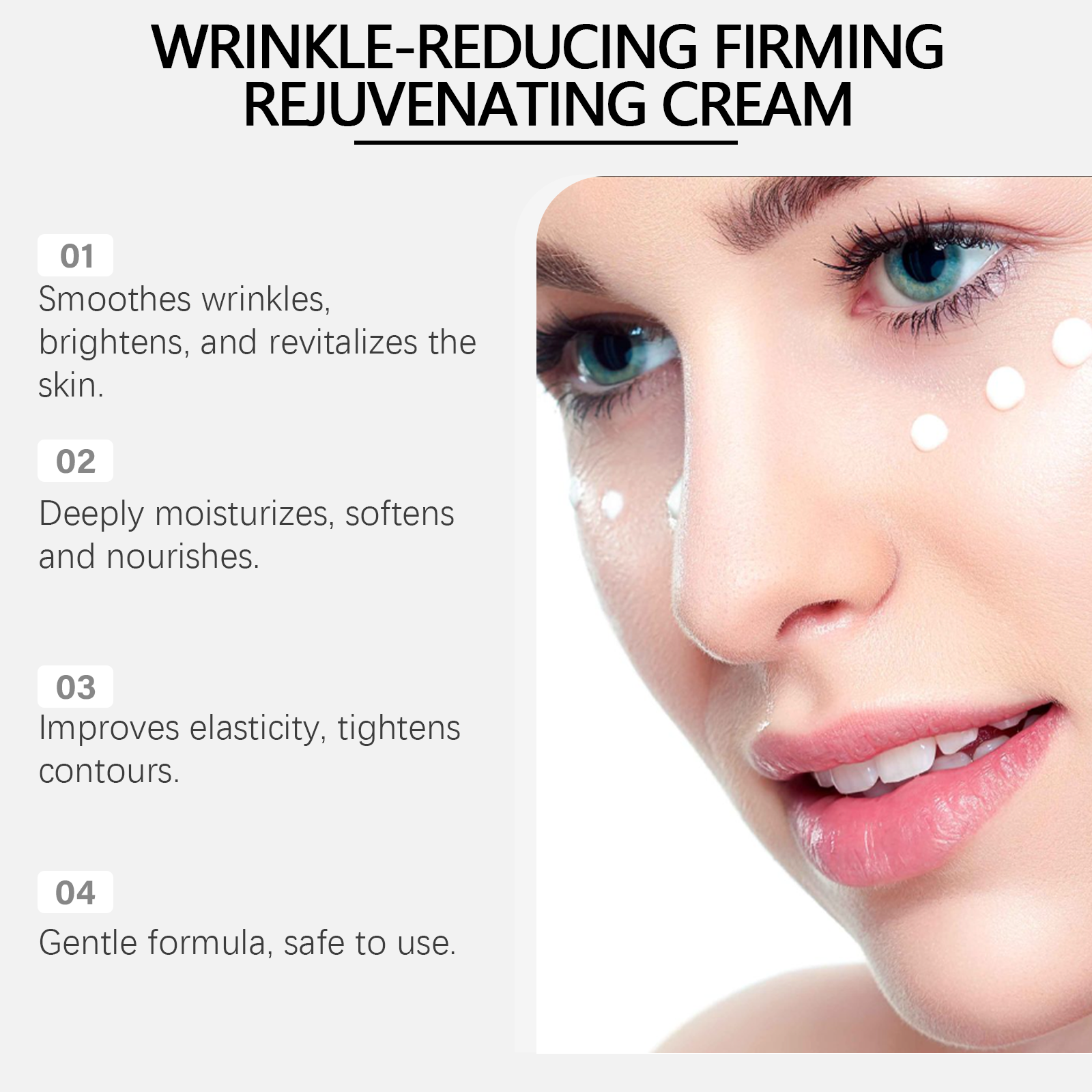 Facial Care Cream Deep Hydrating Moisturizing Nourishing Delicate Soft Refreshing Daily Face Skin Lotion