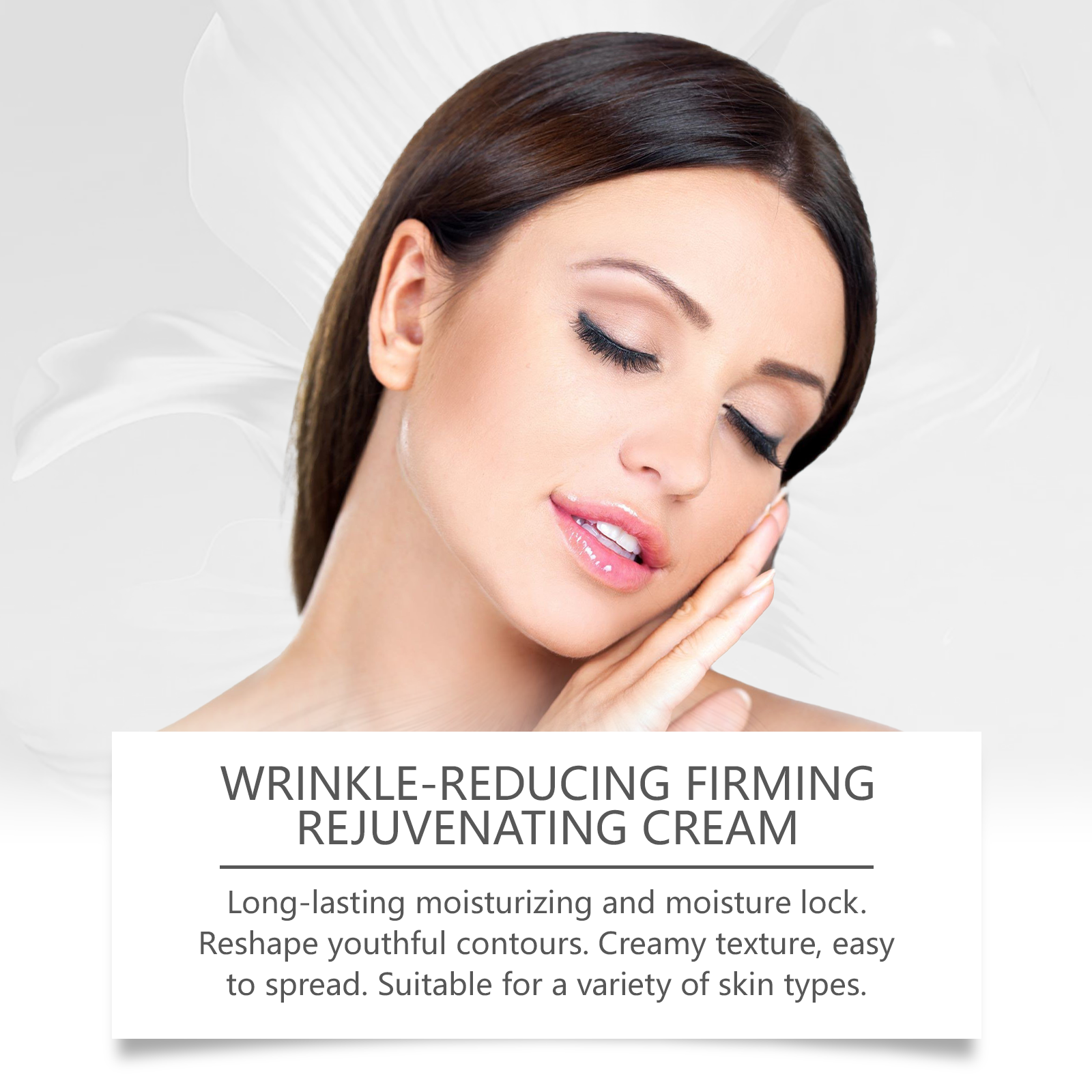 Facial Care Cream Deep Hydrating Moisturizing Nourishing Delicate Soft Refreshing Daily Face Skin Lotion