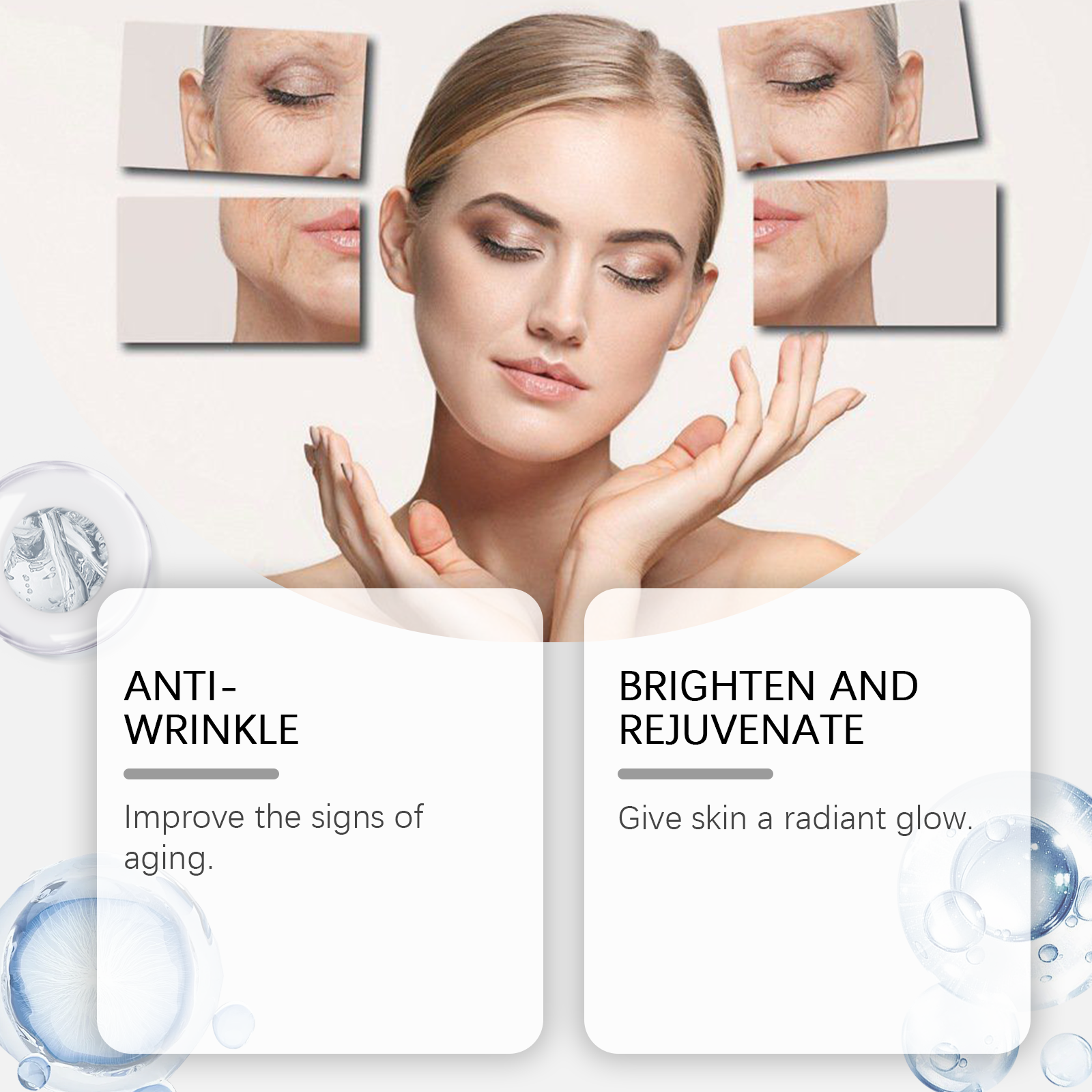 Facial Care Cream Deep Hydrating Moisturizing Nourishing Delicate Soft Refreshing Daily Face Skin Lotion