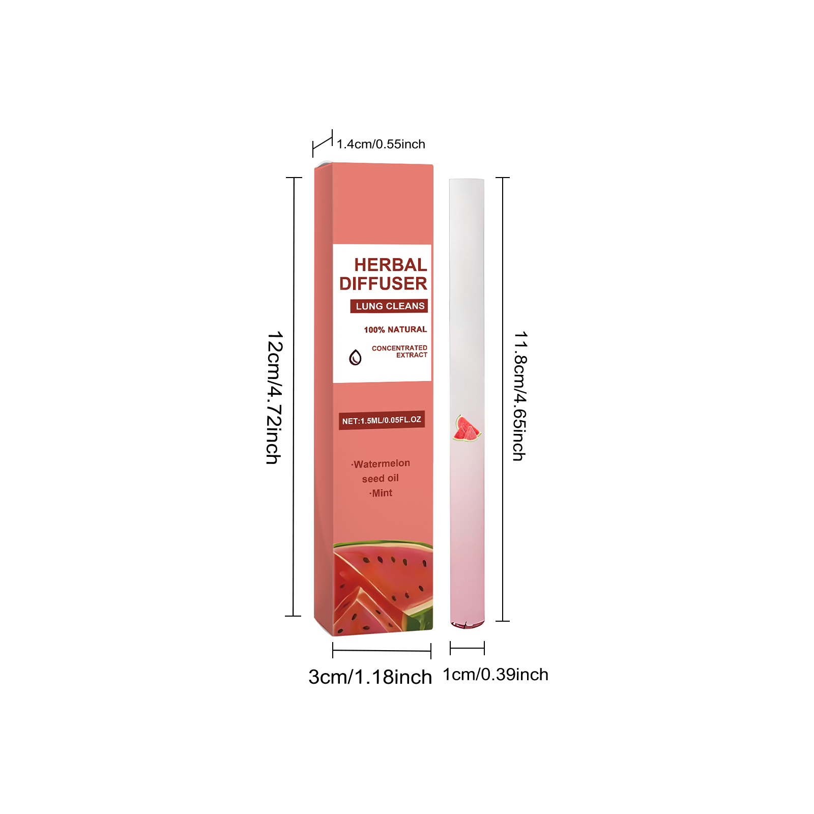 Watermelon Seed Aromatherapy Care Stick Mild Plant Ingredients Nourish Body Daily Portable Skin Maintenance Tool