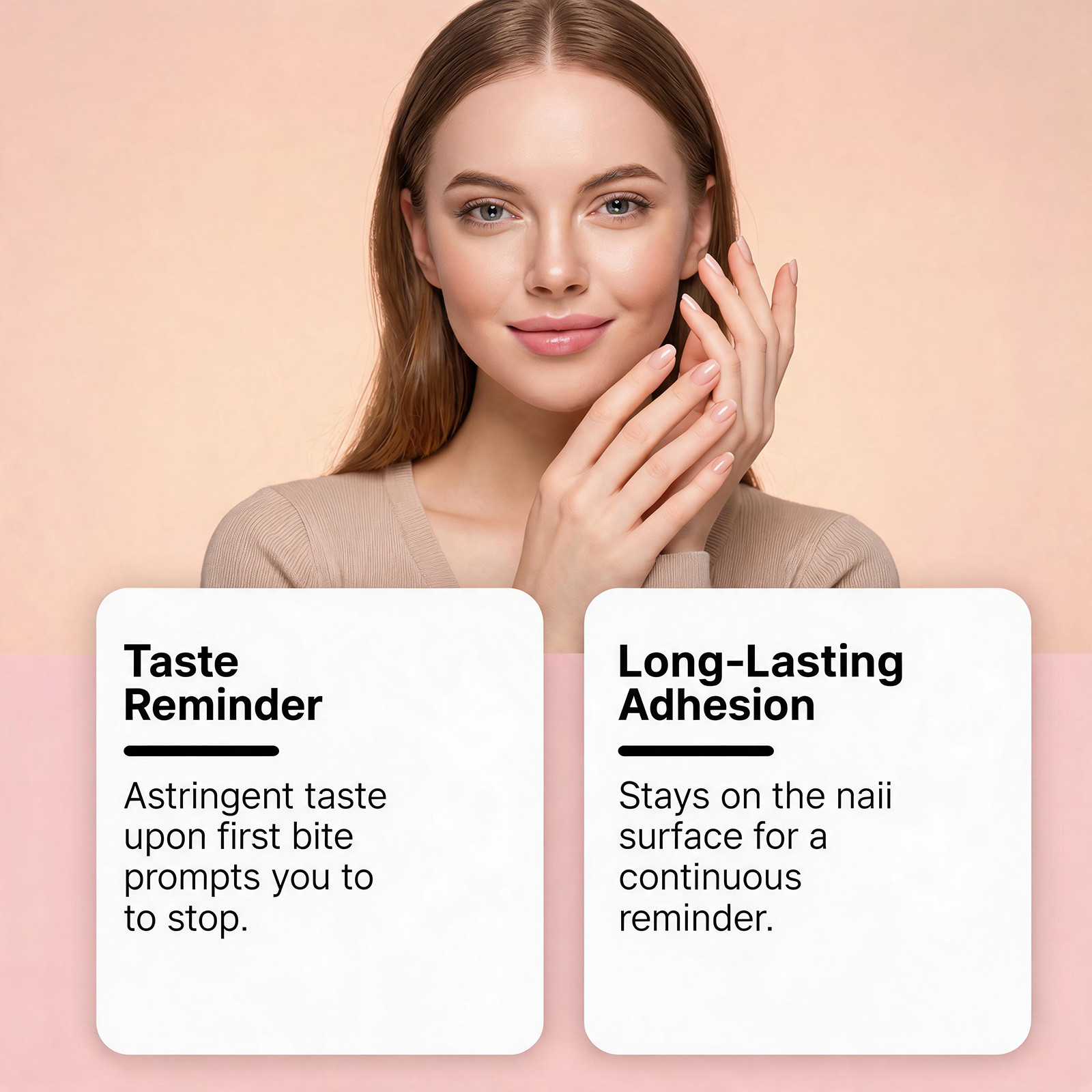 Nail Bite Deterrent Bitter Taste Warning Long Lasting Adhesion Thin Coating Comfort Full Nail Coverage Liquid Care Safe Daily Use