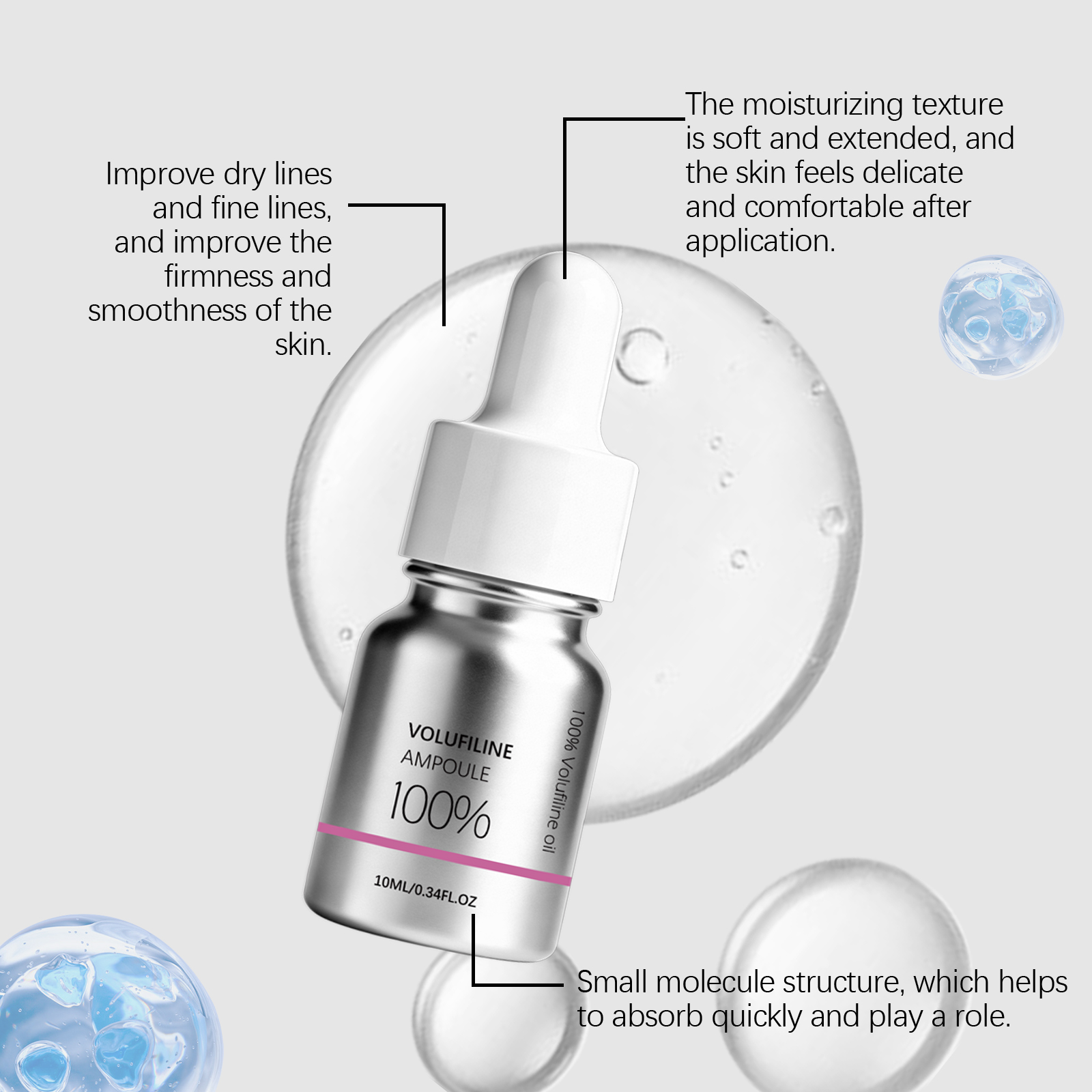 Moisturizing Revitalizing Ampoule Essence Liquid Deep Hydrating Repair Firm Bright Nourish Soothe Concentrated Facial Skin Daily Care