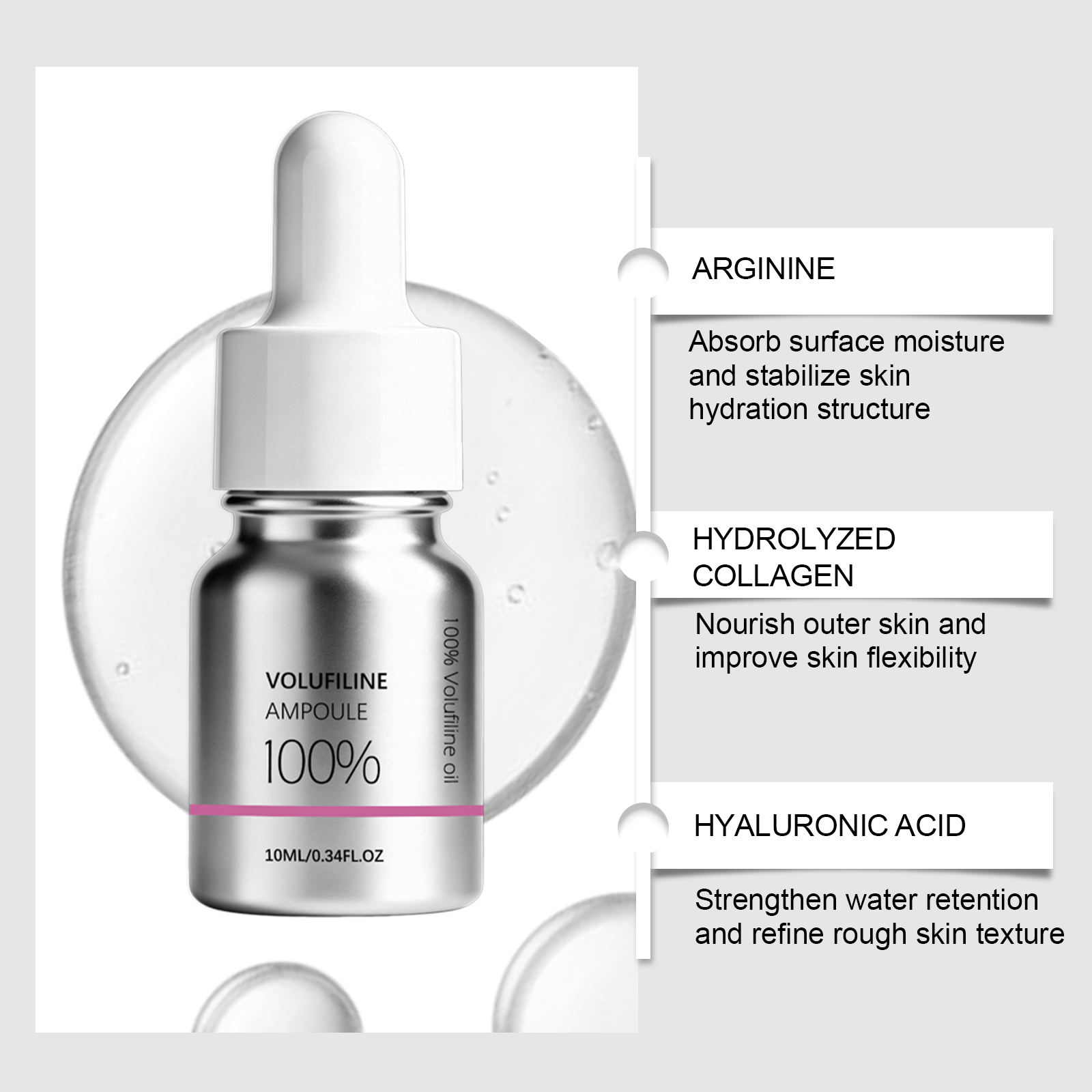Moisturizing Revitalizing Ampoule Essence Liquid Deep Hydrating Repair Firm Bright Nourish Soothe Concentrated Facial Skin Daily Care
