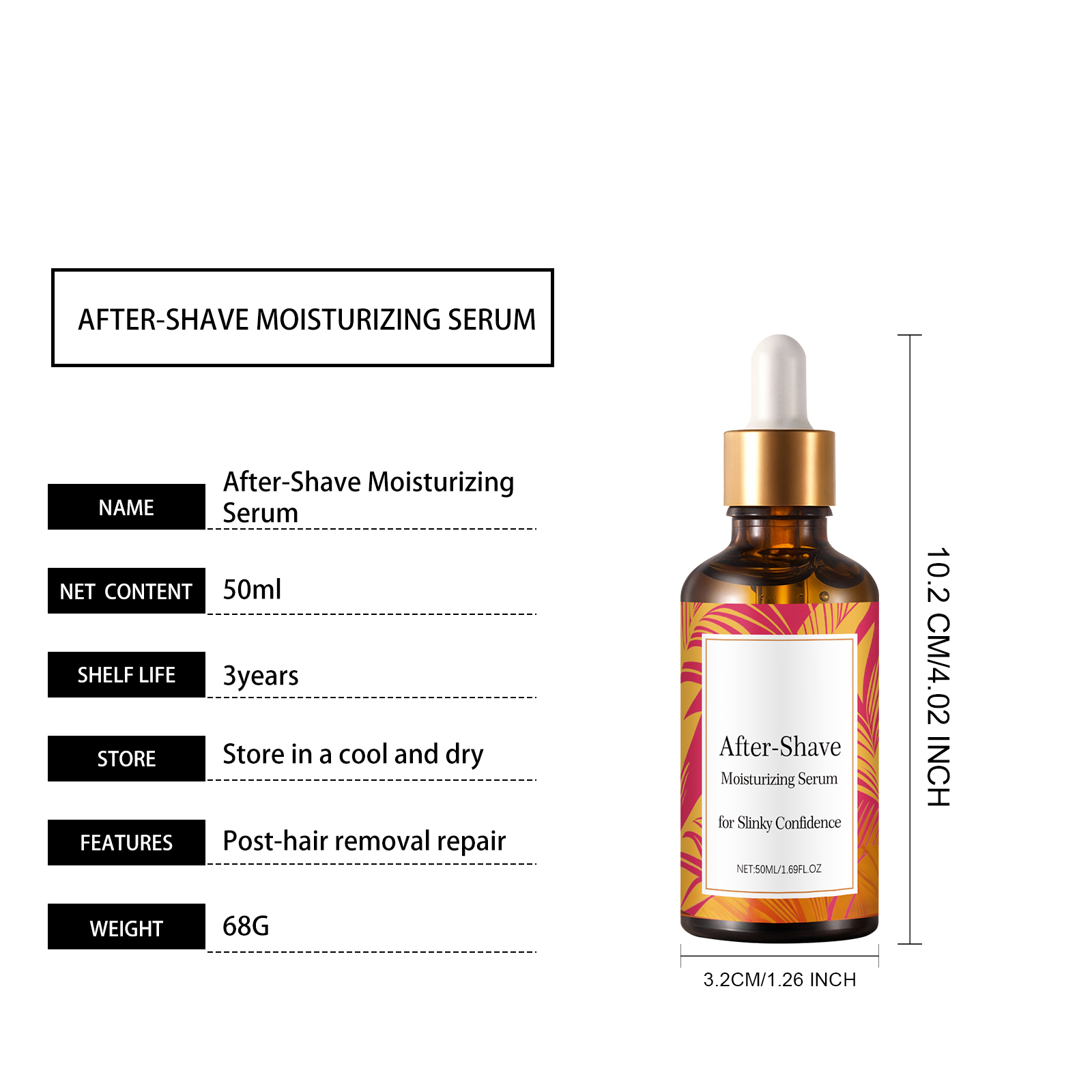 Depilatory Shave Serum Clean Moisturize Soft Smooth Refreshing Delicate Care Body Skin For All Parts