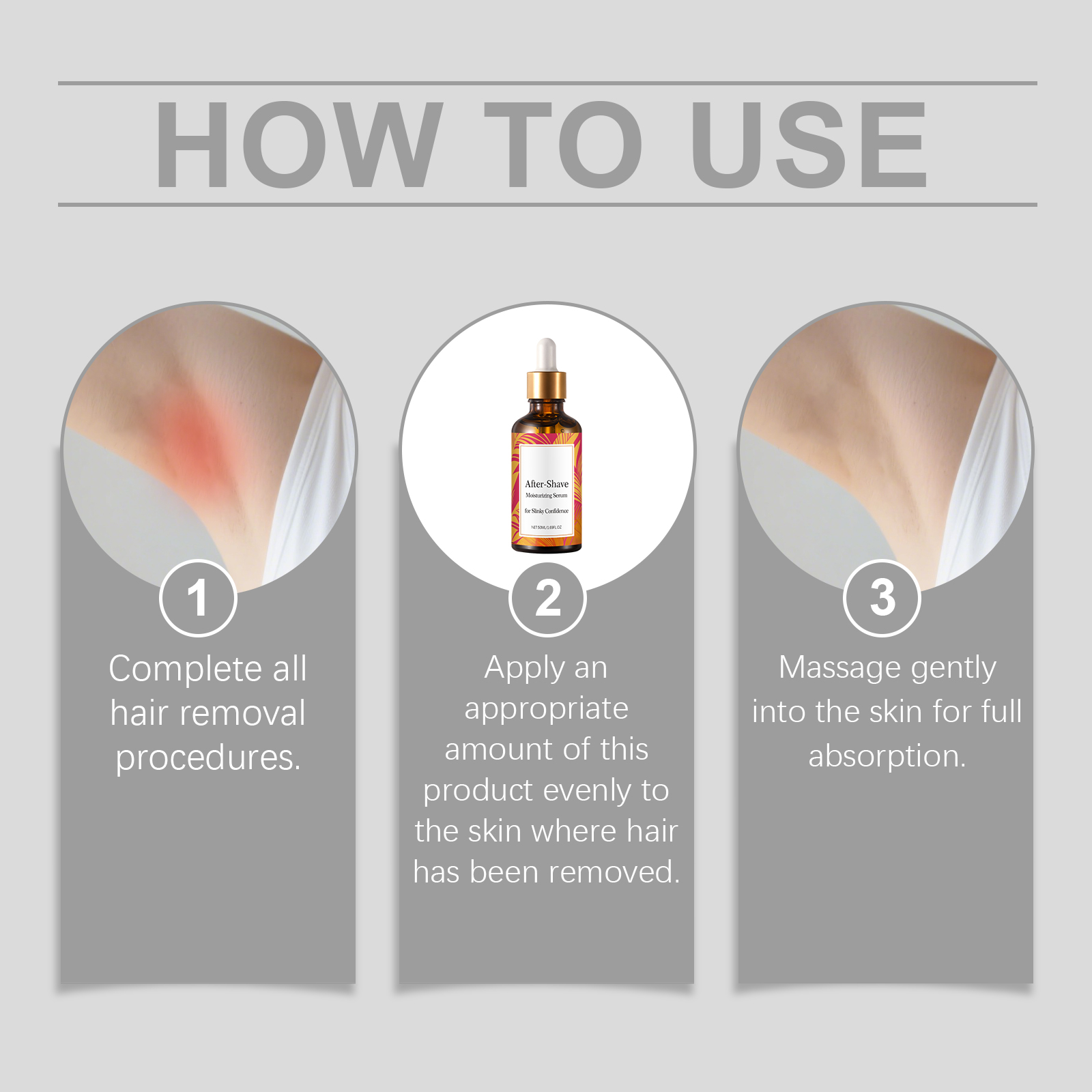 Depilatory Shave Serum Clean Moisturize Soft Smooth Refreshing Delicate Care Body Skin For All Parts