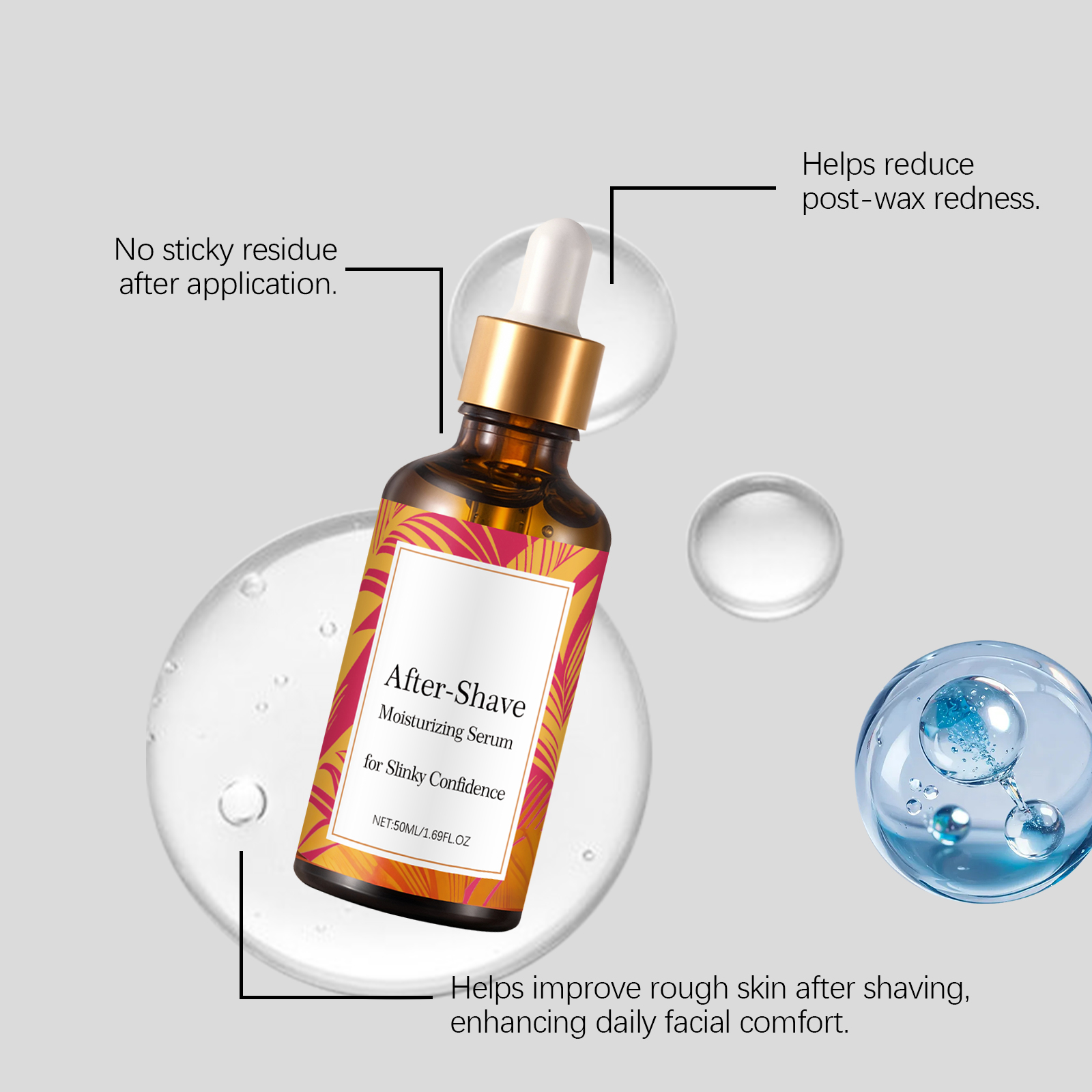 Depilatory Shave Serum Clean Moisturize Soft Smooth Refreshing Delicate Care Body Skin For All Parts