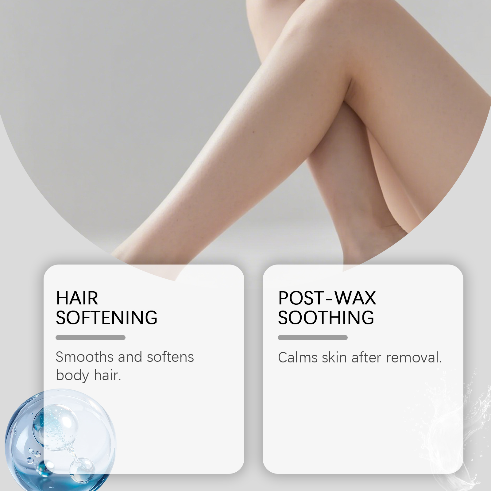 Depilatory Shave Serum Clean Moisturize Soft Smooth Refreshing Delicate Care Body Skin For All Parts