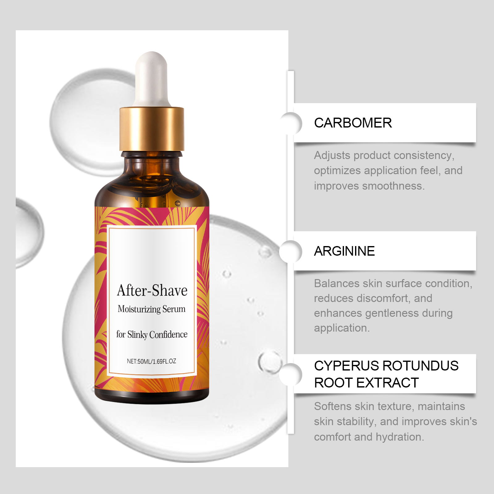 Depilatory Shave Serum Clean Moisturize Soft Smooth Refreshing Delicate Care Body Skin For All Parts