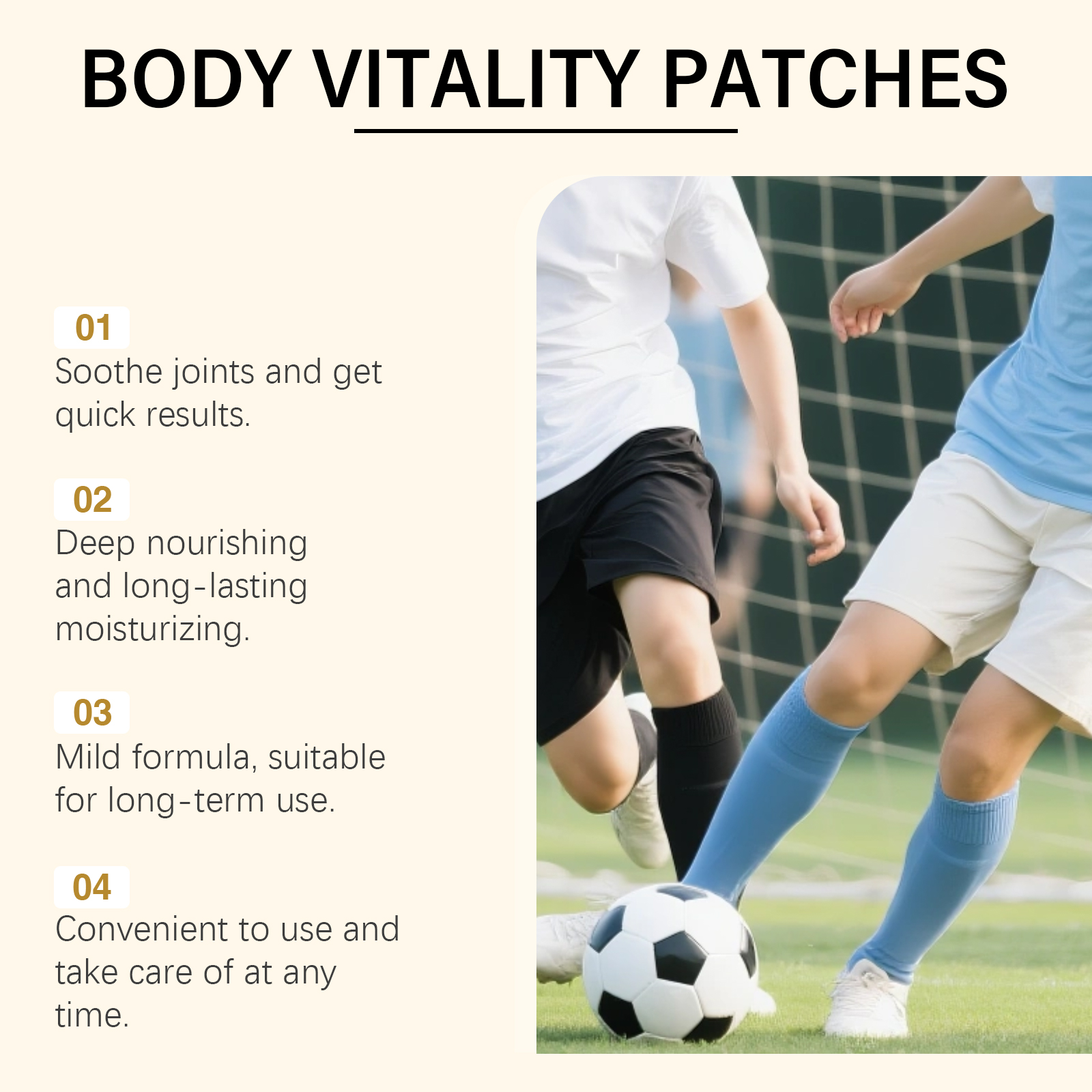 Body Care Patch Daily Mild Comfort Moisture Breathable Skin Friendly Body Joint Knee Care Sticker