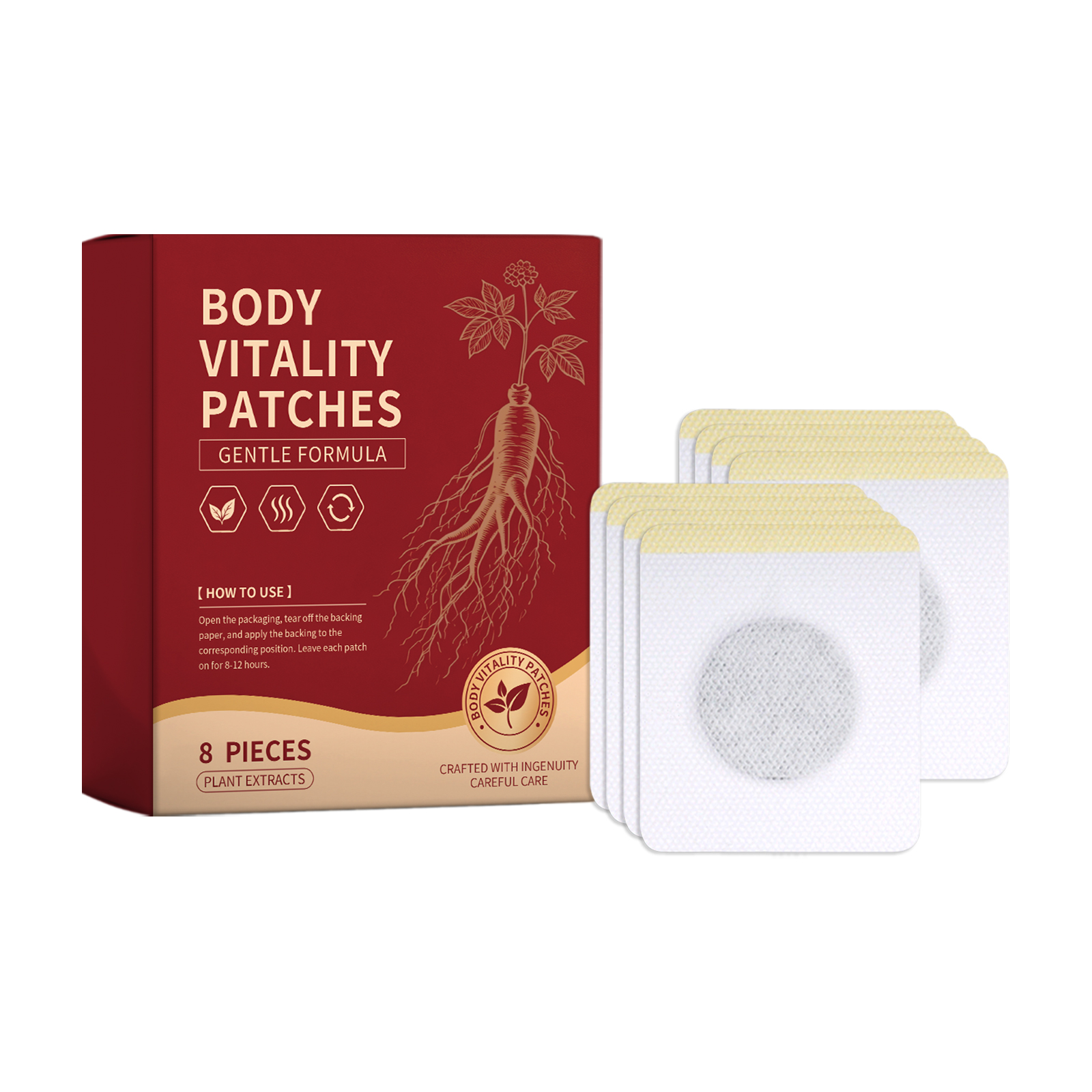 Body Care Patch Daily Mild Comfort Moisture Breathable Skin Friendly Body Joint Knee Care Sticker