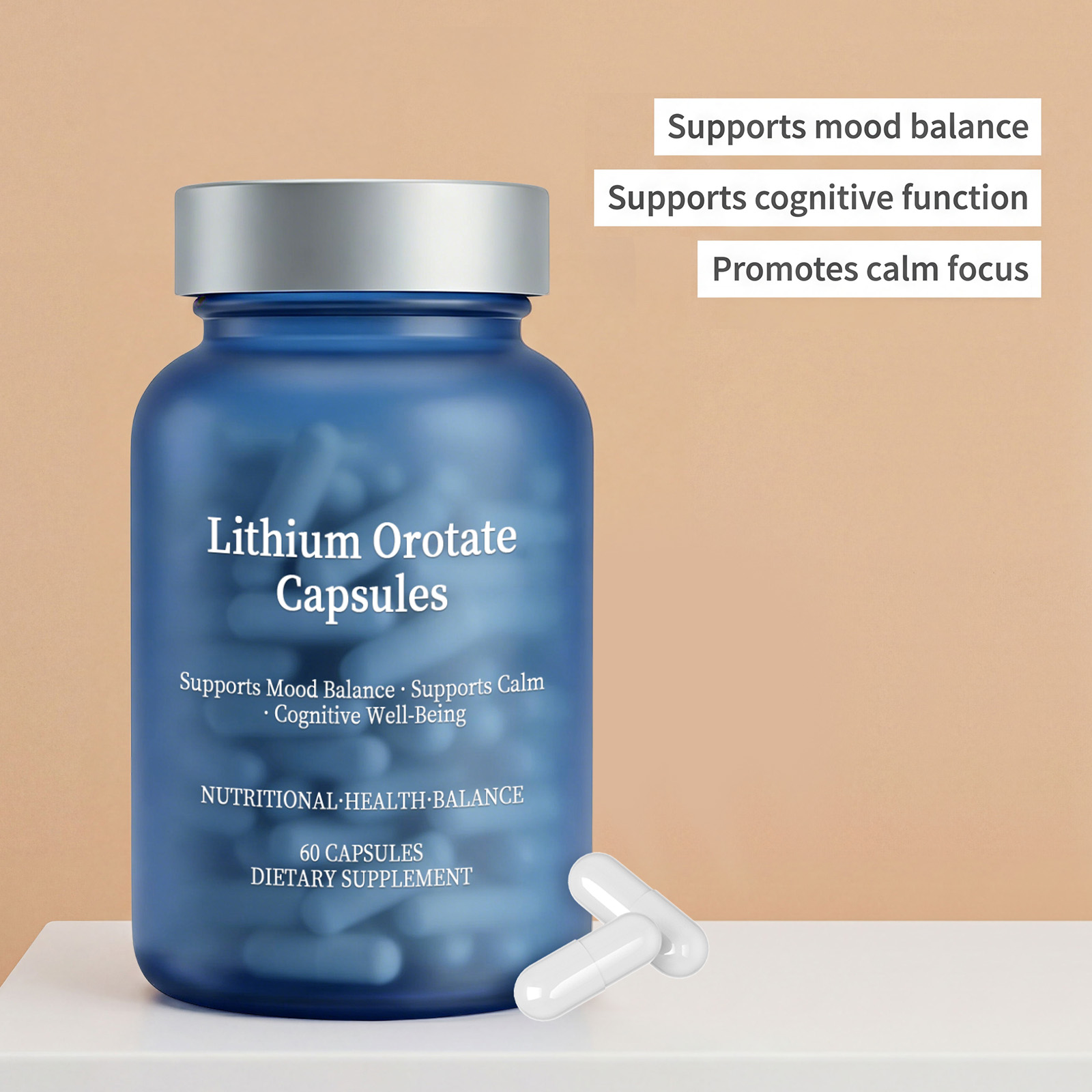 Brain Memory Support Capsules Mild Ingredients Rich In Multiple Brain Required Nutrients Daily Nutrition Supplement