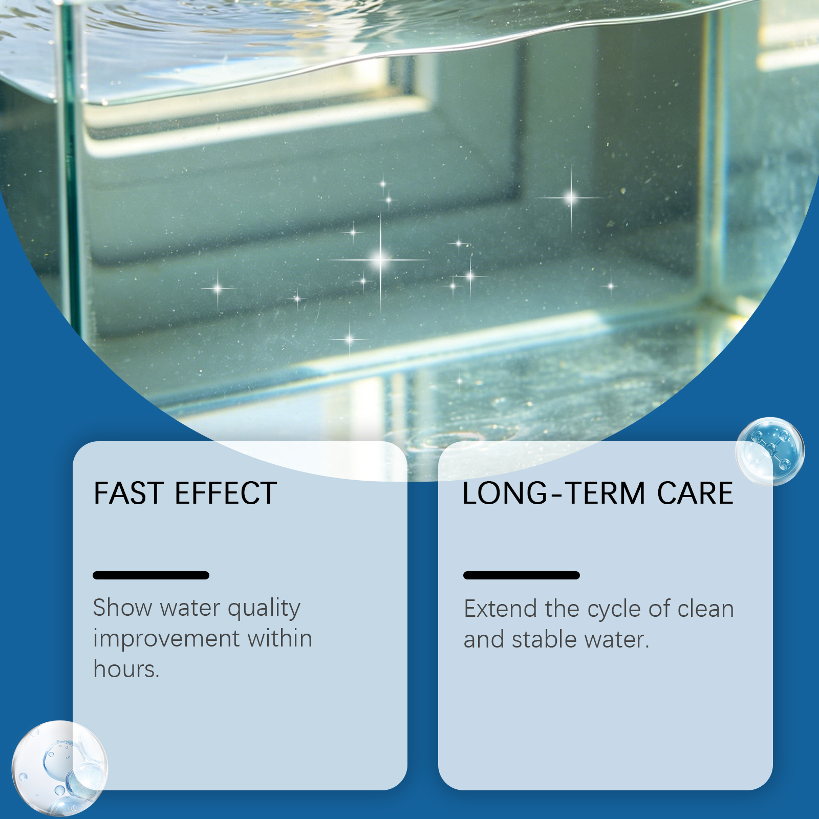 Water Clarifying Powder Daily Care Mild Formula Purify Aquatic Environment Domestic Fish Raising Fish Tank Essential