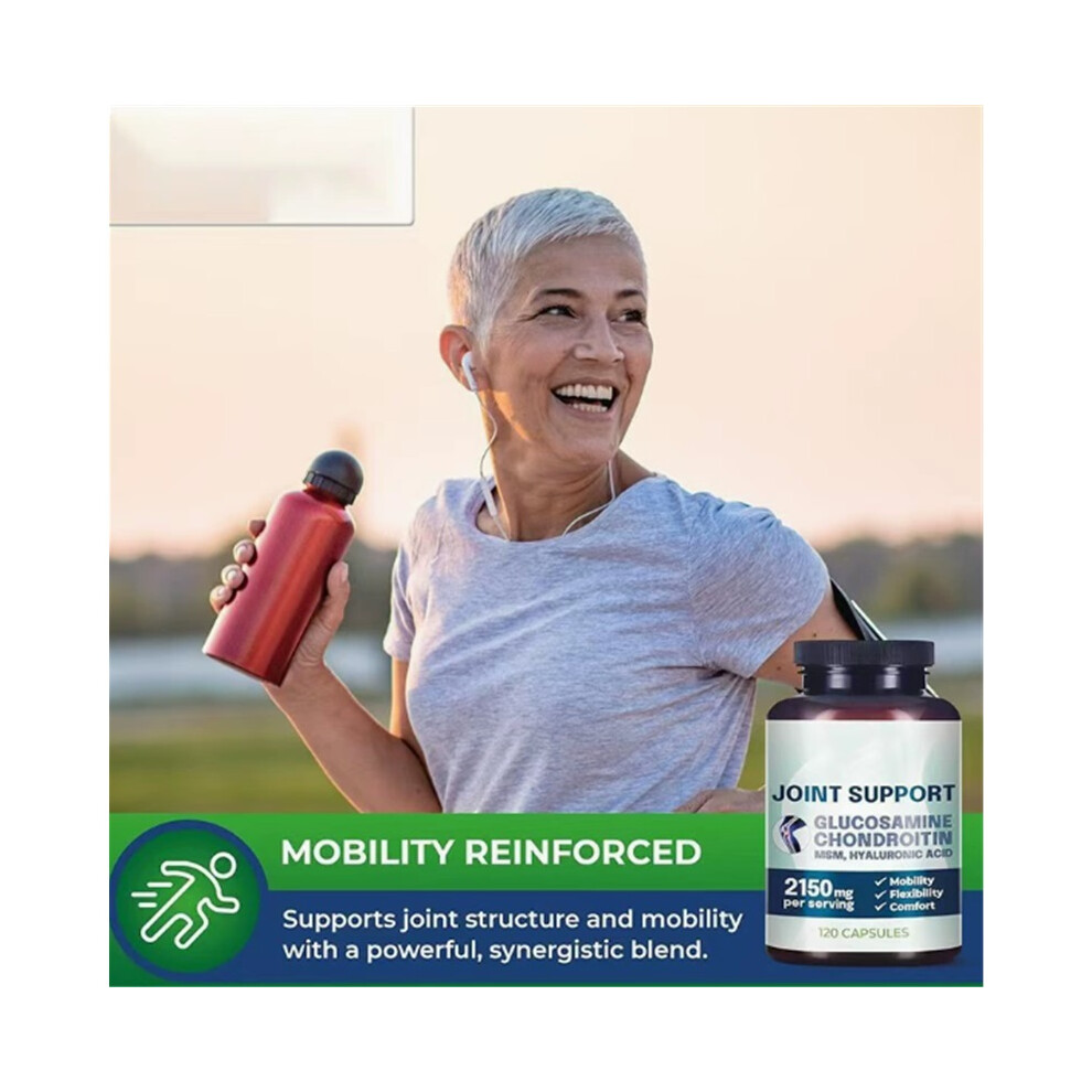 Glucosamine Chondroitin MSM Joint Support Knee Health 120 Capsules