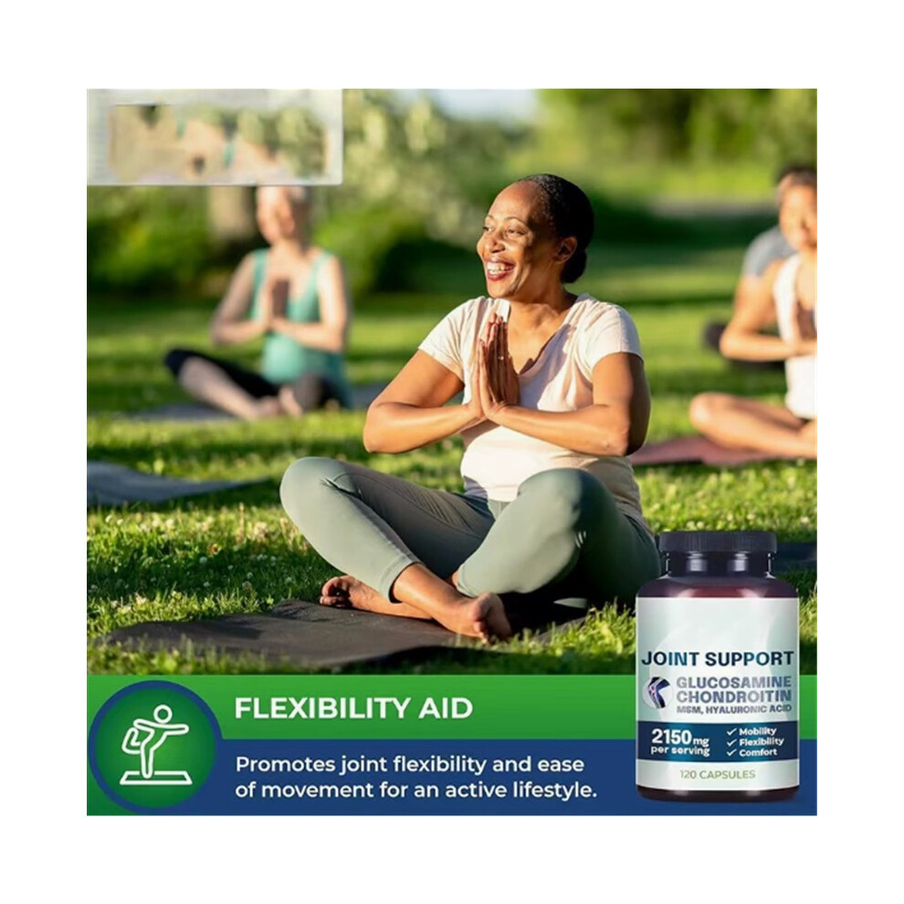 Glucosamine Chondroitin MSM Joint Support Knee Health 120 Capsules