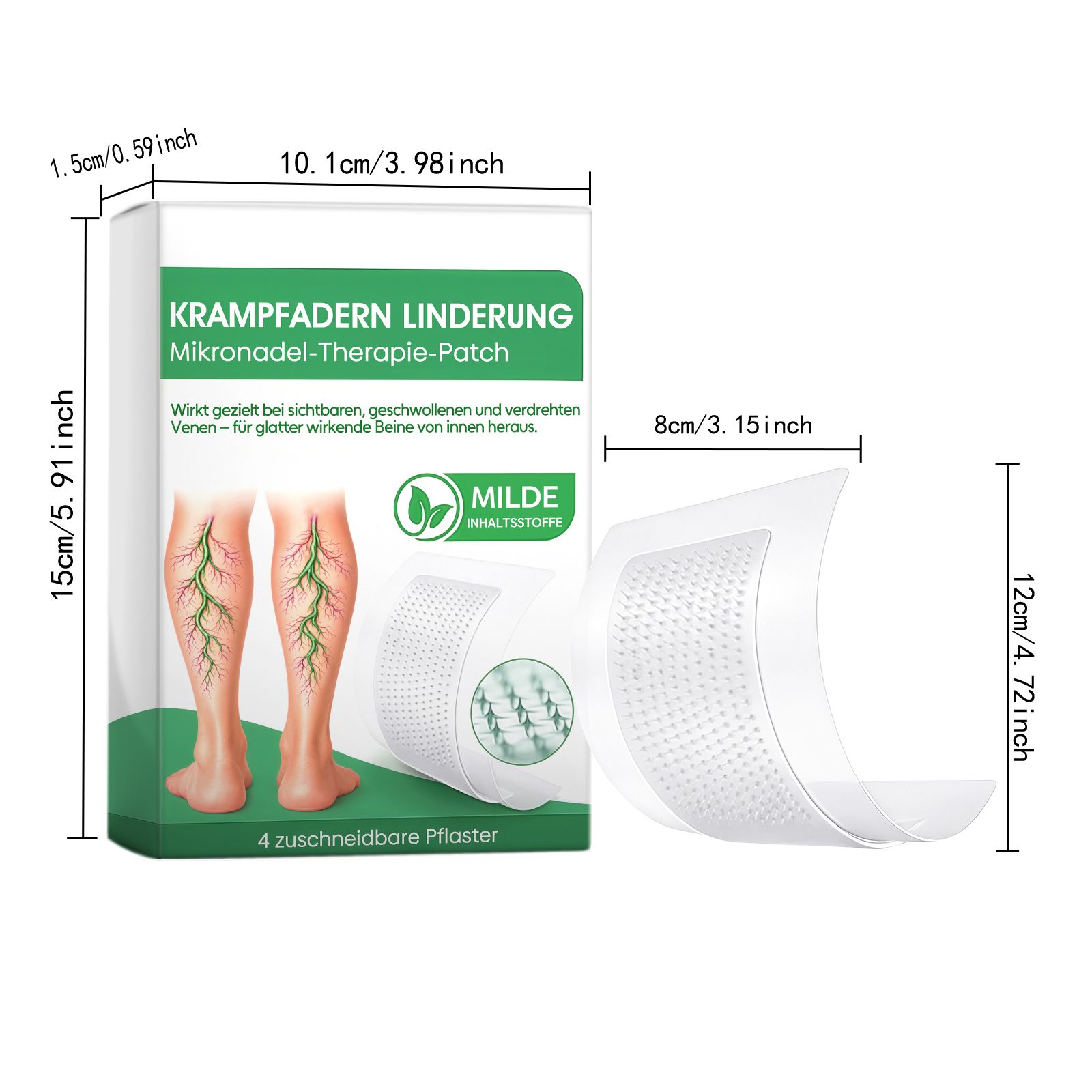 Leg Care Patch Mild Nourishing Massage Refreshing Comfortable Simple Daily Portable Easy Gentle Skin Care
