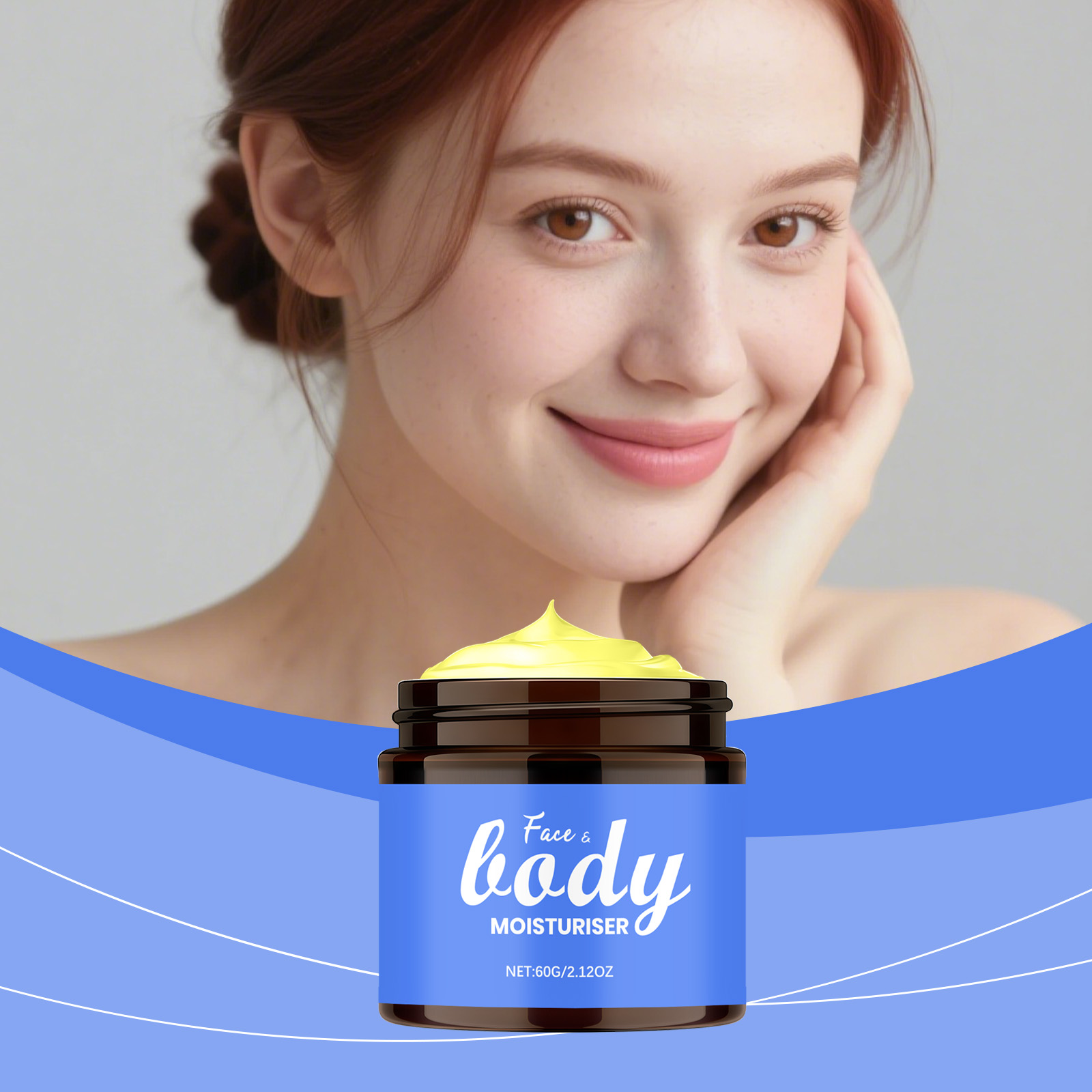 Moisturizing Cream Hydrates Nourishes Body Skin Improves Elasticity Soft Refreshing Non Sticky Daily Skincare Lotion