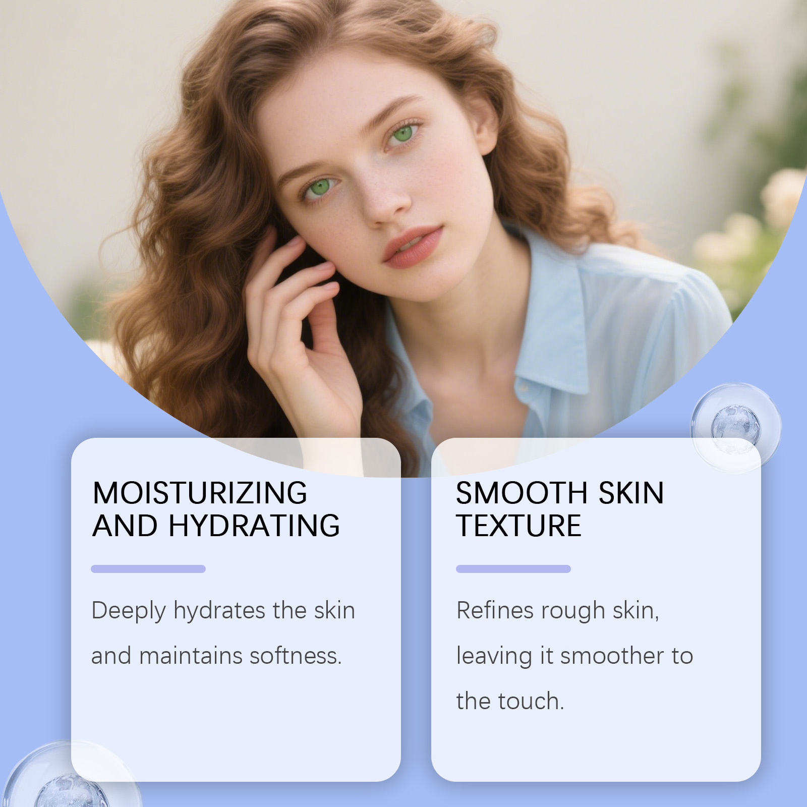 Moisturizing Cream Hydrates Nourishes Body Skin Improves Elasticity Soft Refreshing Non Sticky Daily Skincare Lotion