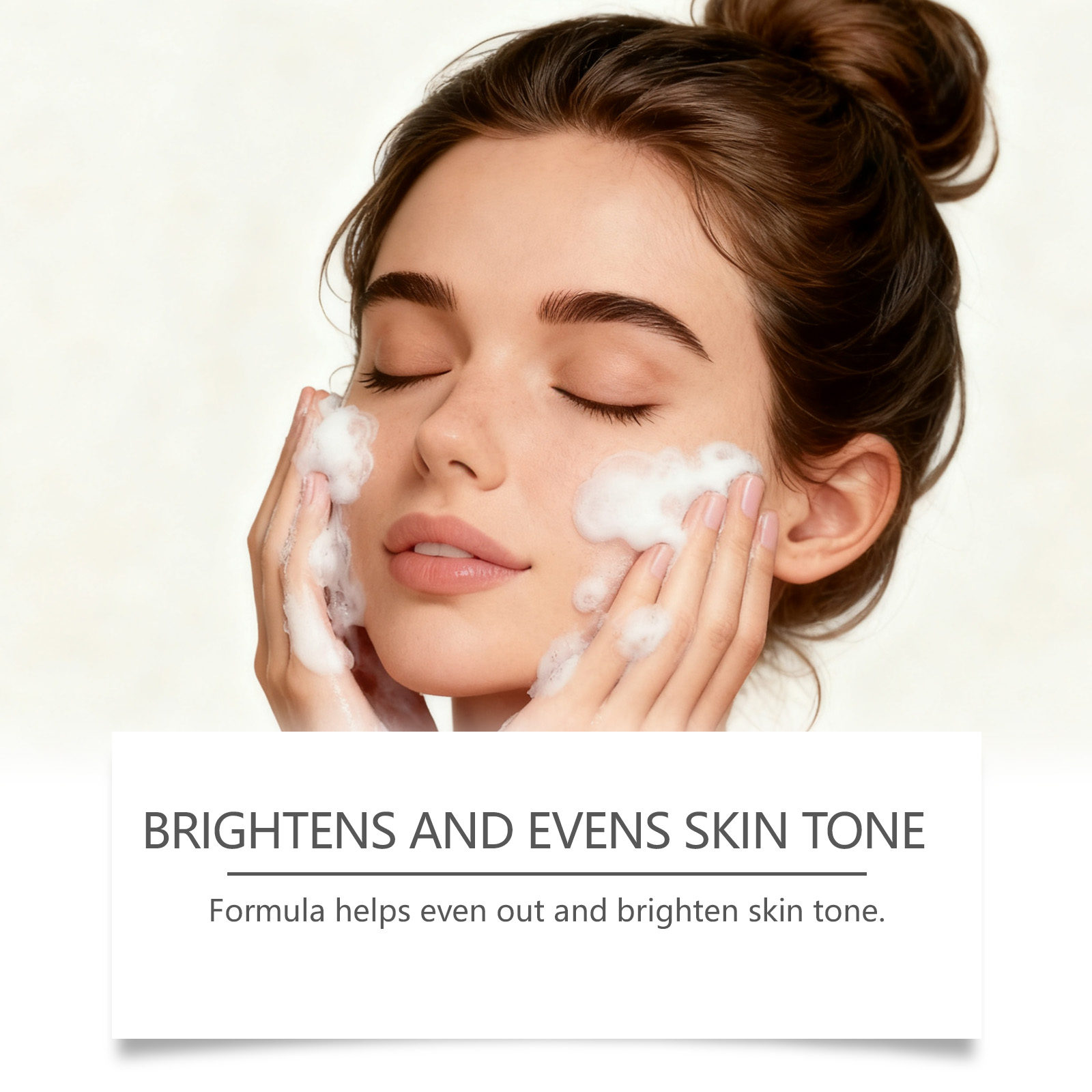 Clear Foam Facial Cleanser Deep Clean Skin Moisturize Hydrate Refreshen Soften Care Face