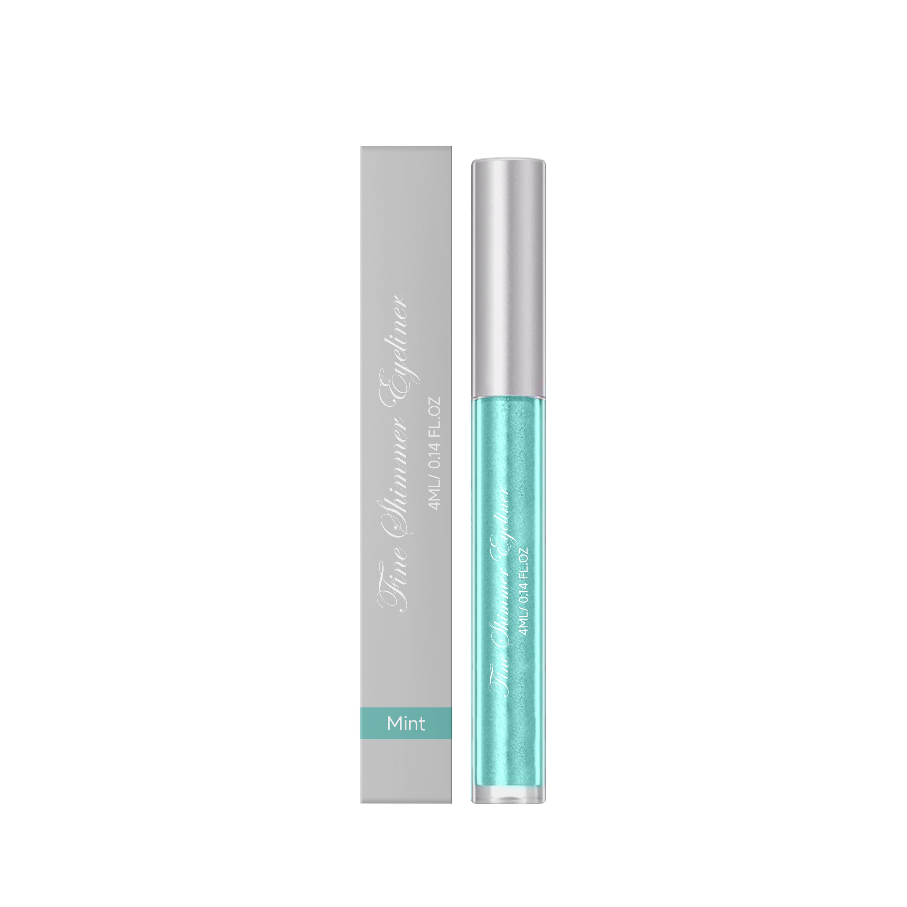 (Icy Pale Blue) Liquid Eyeliner Eyeshadow Shiny Smooth Flowing Natural Color Rendering Daily Versatile Gorgeous Eye Makeup Cosmetic