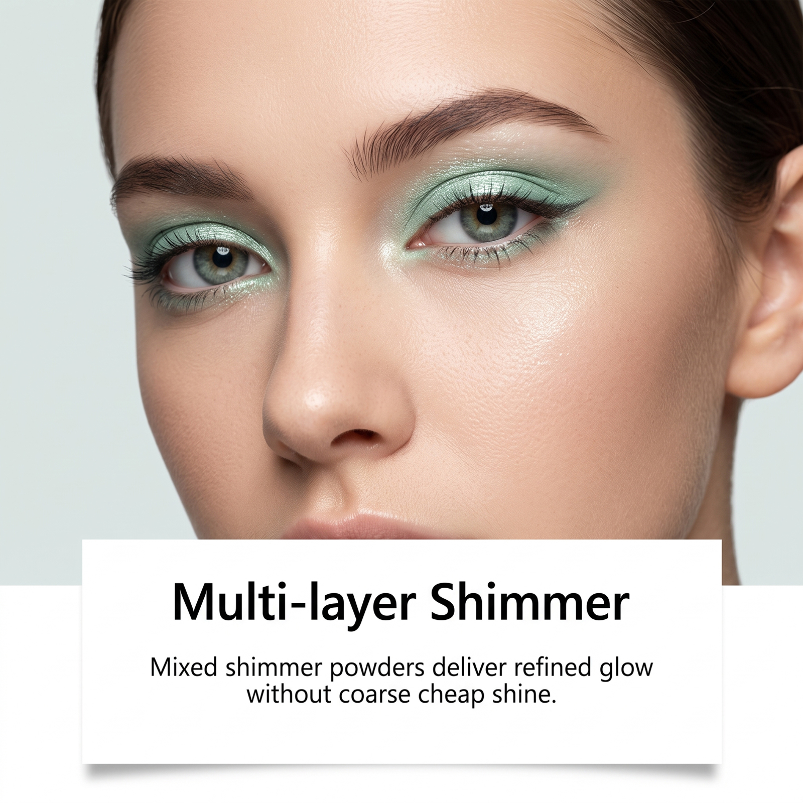 (Icy Pale Blue) Liquid Eyeliner Eyeshadow Shiny Smooth Flowing Natural Color Rendering Daily Versatile Gorgeous Eye Makeup Cosmetic