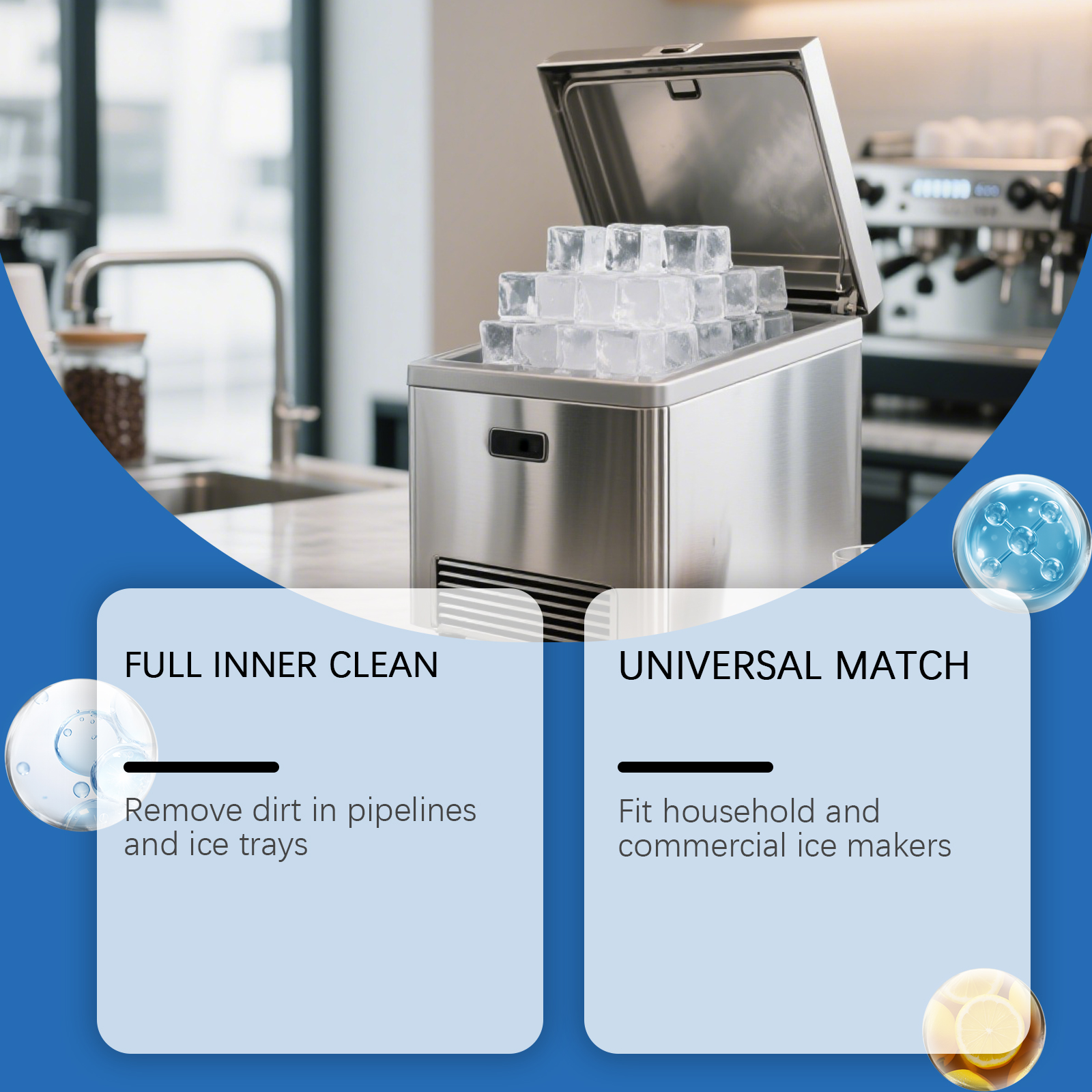 Ice Maker Cleaning Tablets Mild Formula Descaling Stain Remover Household Daily Care Supplies