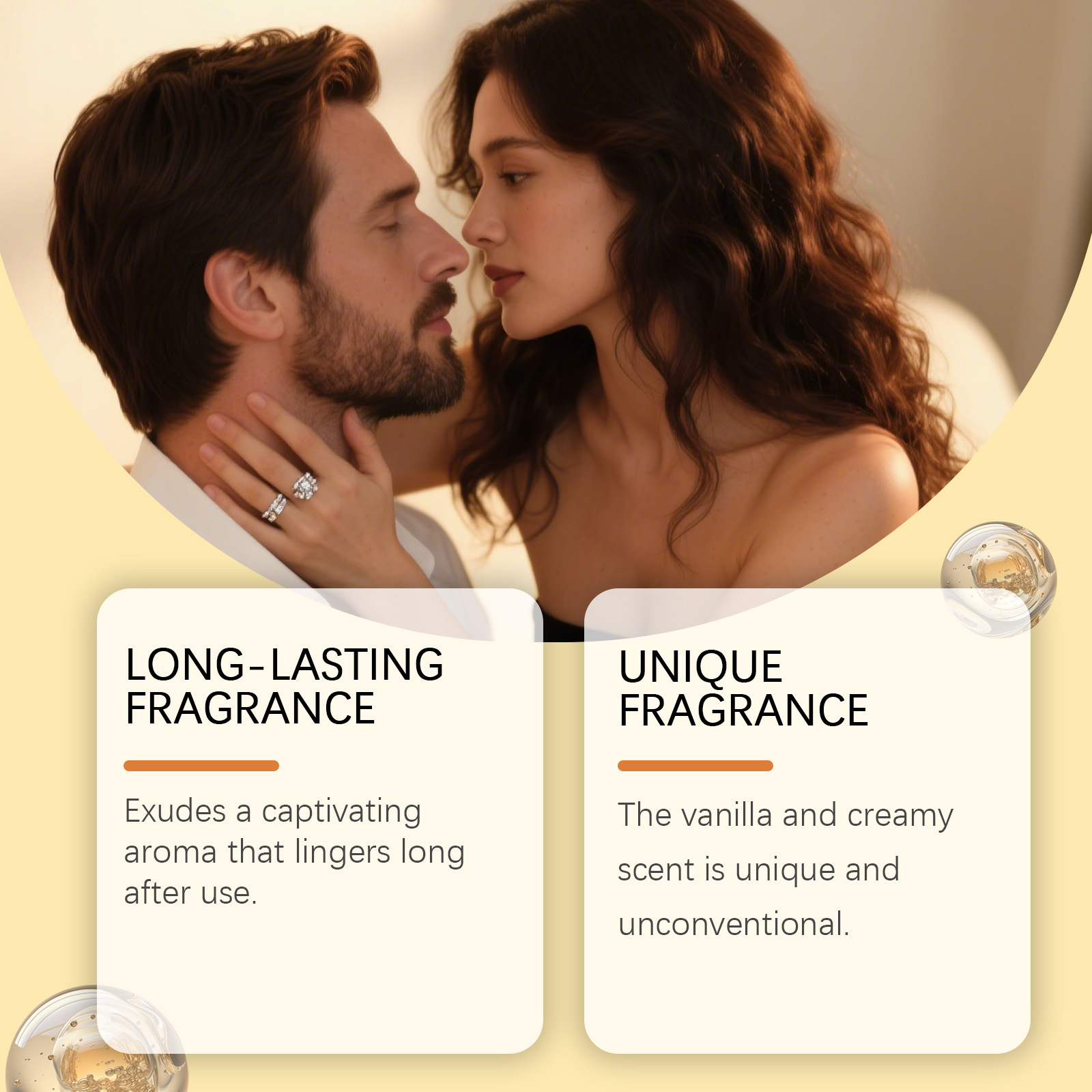 Vanilla Cream Perfume Fine Spray Fresh Elegant Natural Scent Daily Portable Multi Layer Fragrance