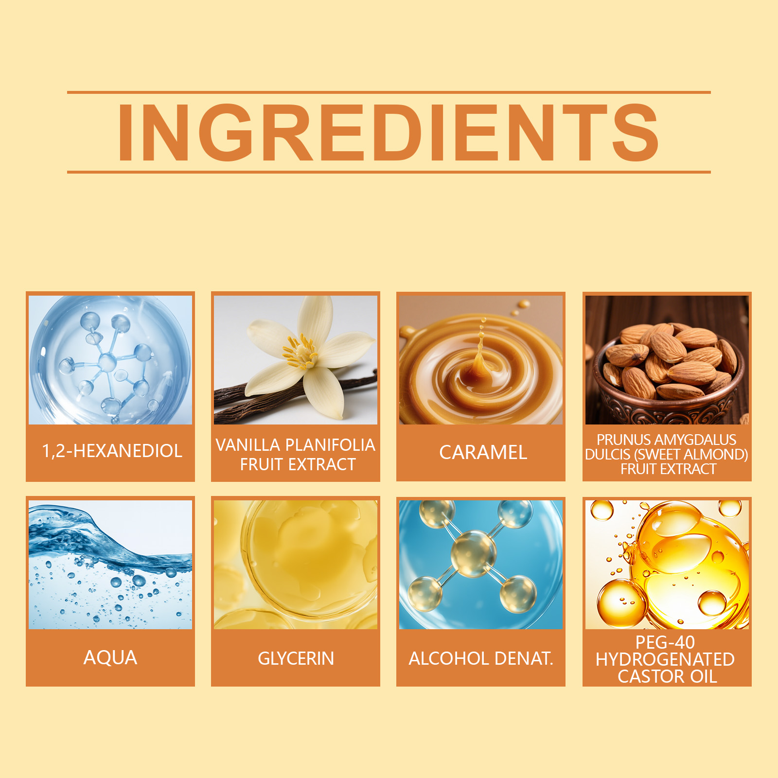 Vanilla Cream Perfume Fine Spray Fresh Elegant Natural Scent Daily Portable Multi Layer Fragrance