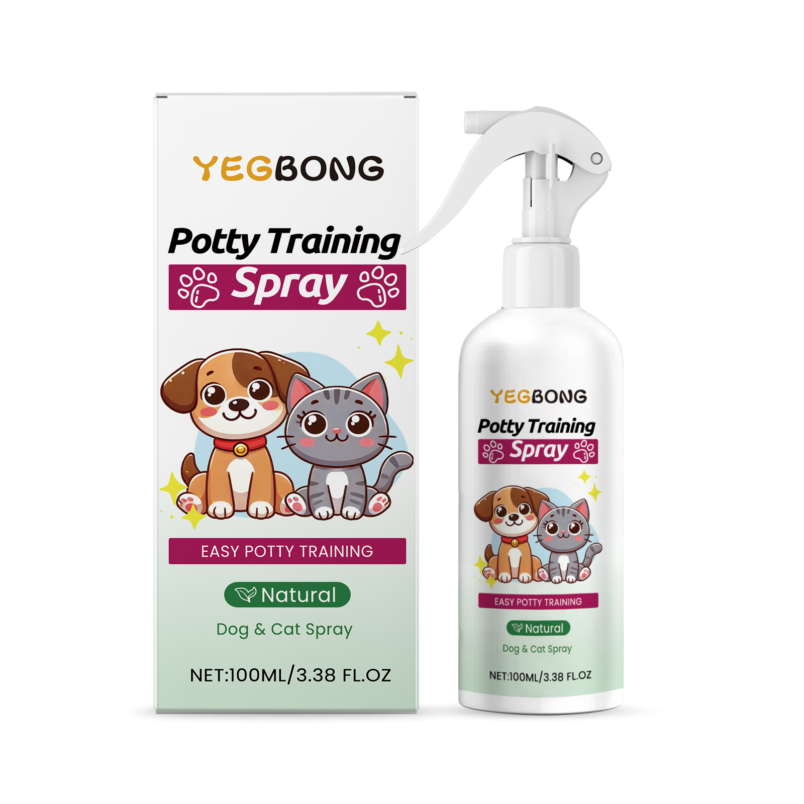 Pet Toilet Training Spray Correct Urination Defecation For Dogs And Cats Indoor Household Use