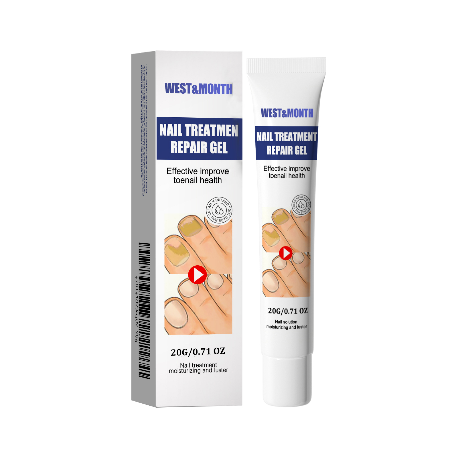 Nail Care Cream Moisturizing Softening Brightening For Fingernails And Toenails Daily Home Manicure Treatment