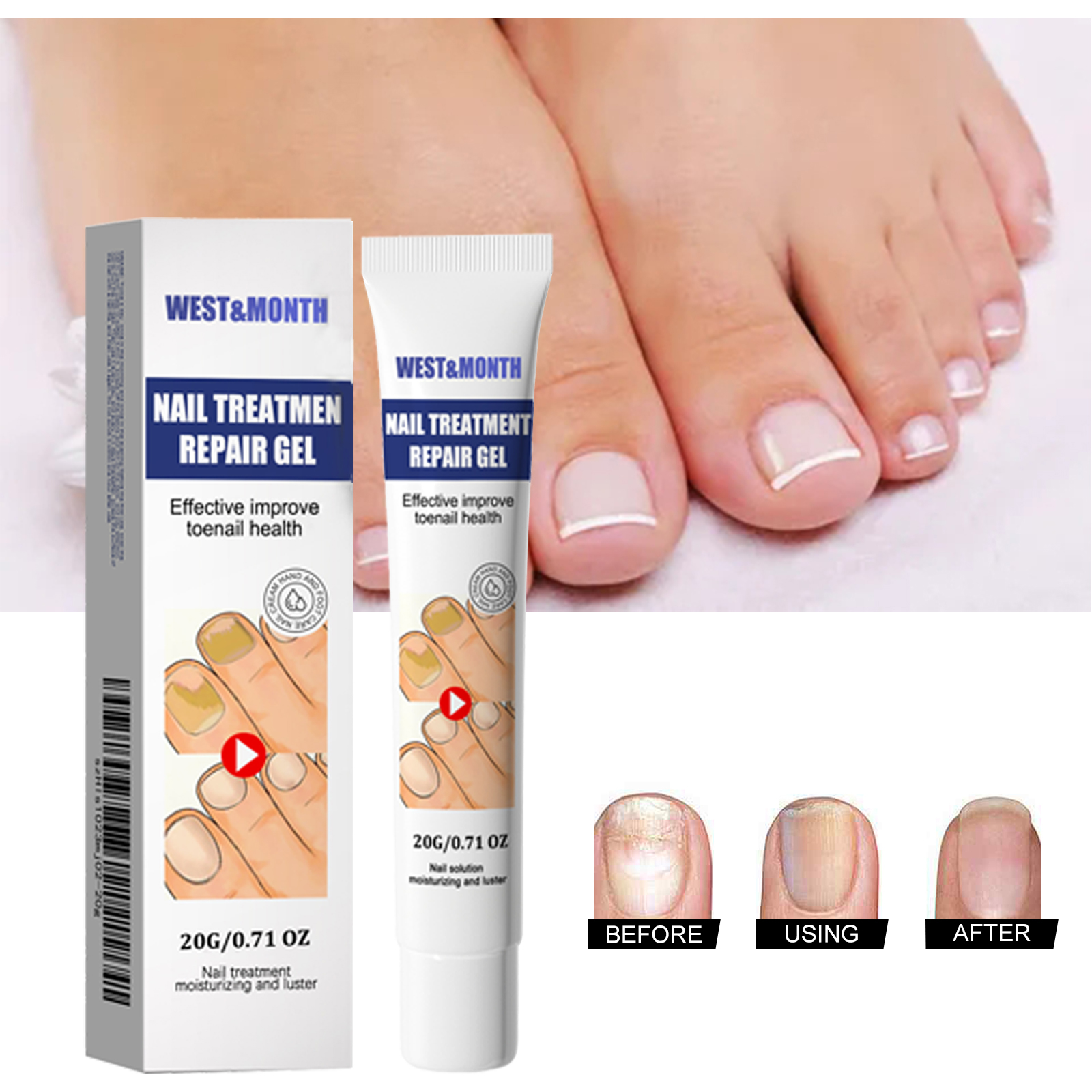 Nail Care Cream Moisturizing Softening Brightening For Fingernails And Toenails Daily Home Manicure Treatment