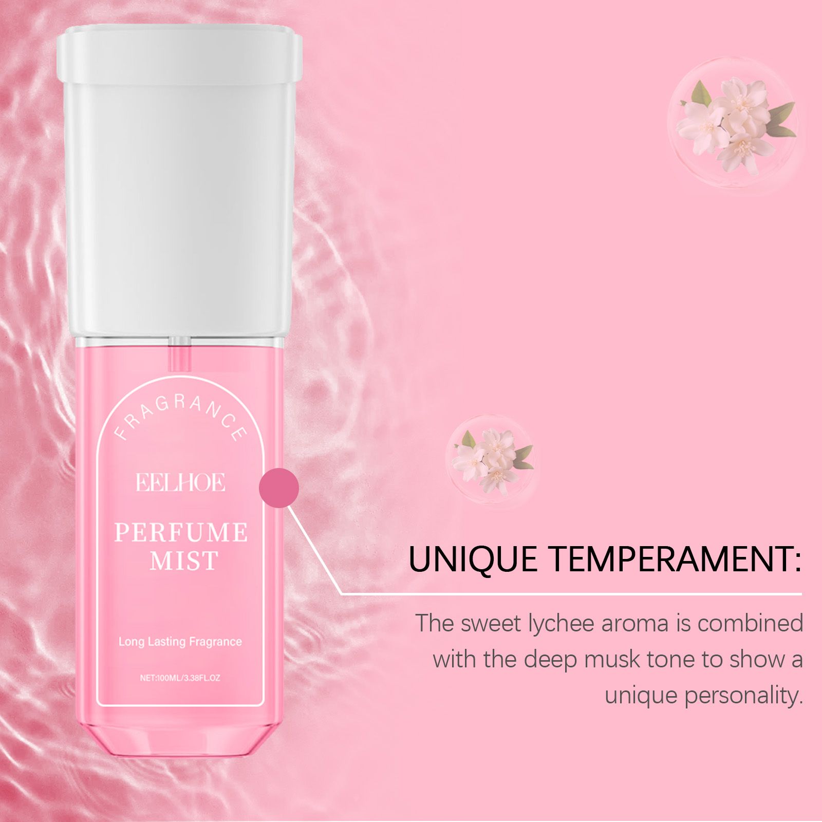 Brazilian Jasmine Body Perfume Spray Light Fresh Natural Long Lasting For Daily Wear