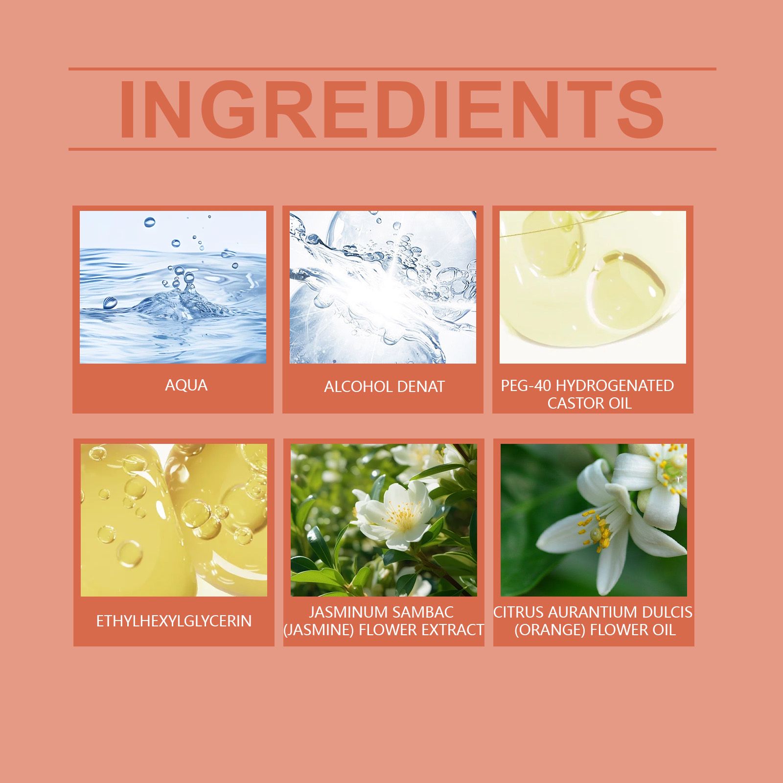 Orange Blossom Roll On Perfume Fresh Fruity Long Lasting Unisex For Daily Wear